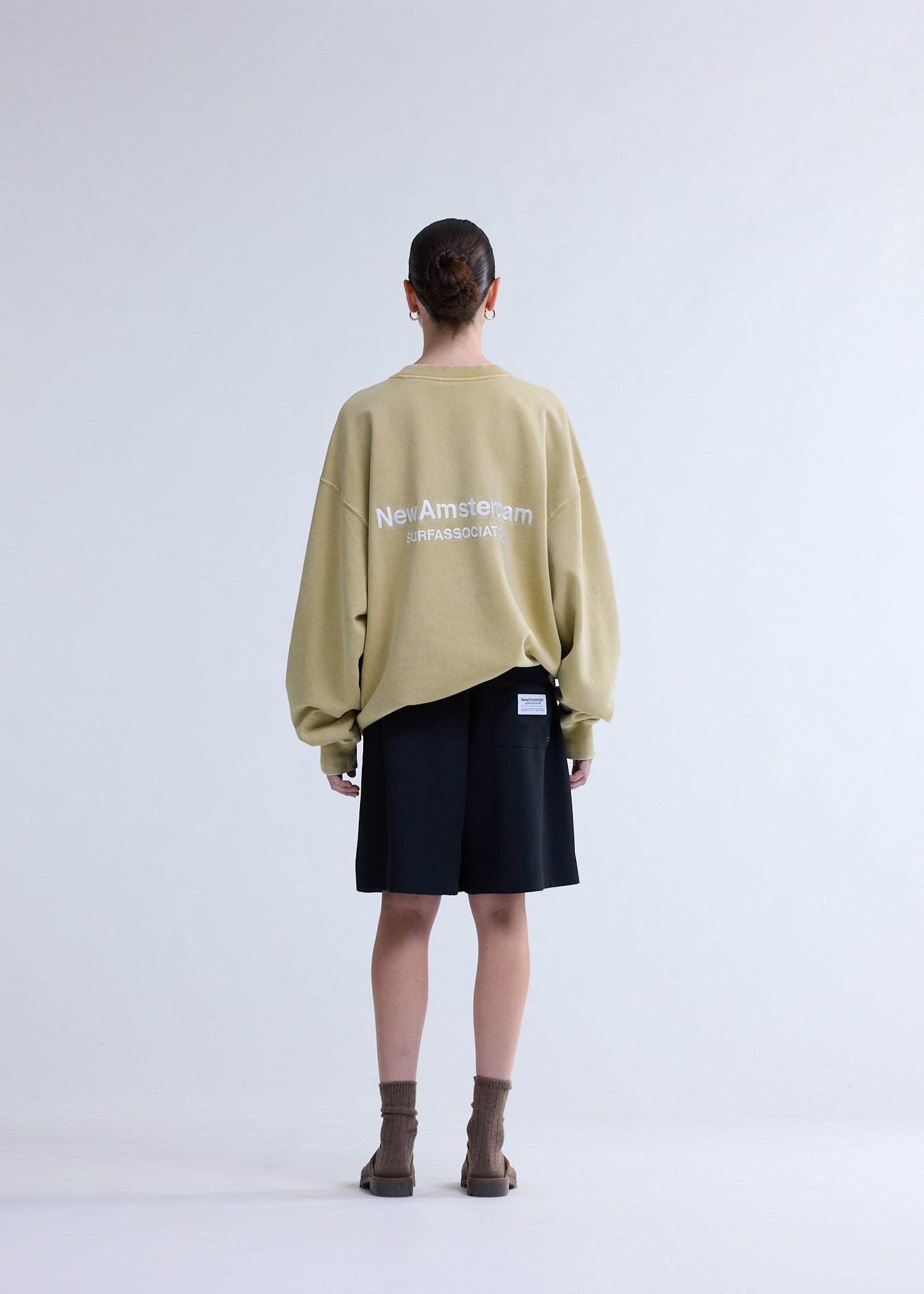 LOGO CREWNECK YELLOW STONE | Yellow