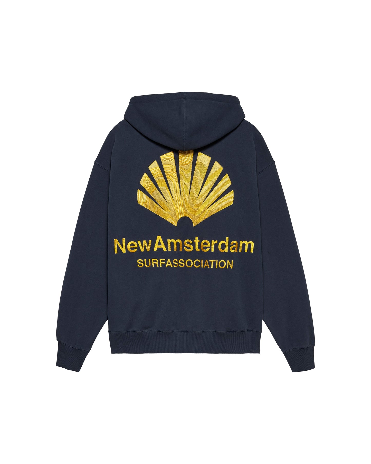 LOGO HOODIE NAVY BLAZER/SUN YELLOW | Navy blazer