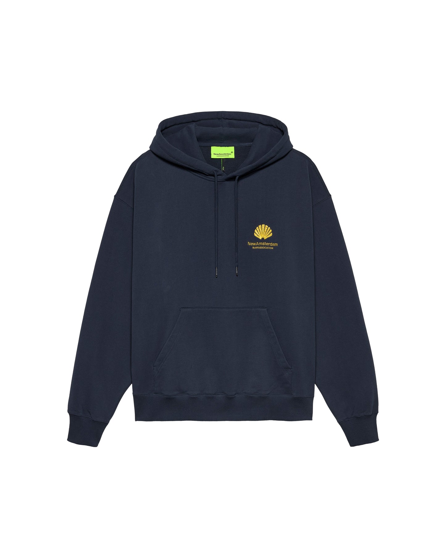 LOGO HOODIE NAVY BLAZER/SUN YELLOW | Navy blazer