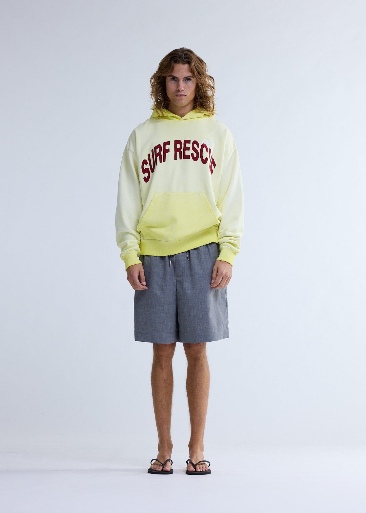 SURF RESCUE HOODIE LIME YELLOW | Lime yellow