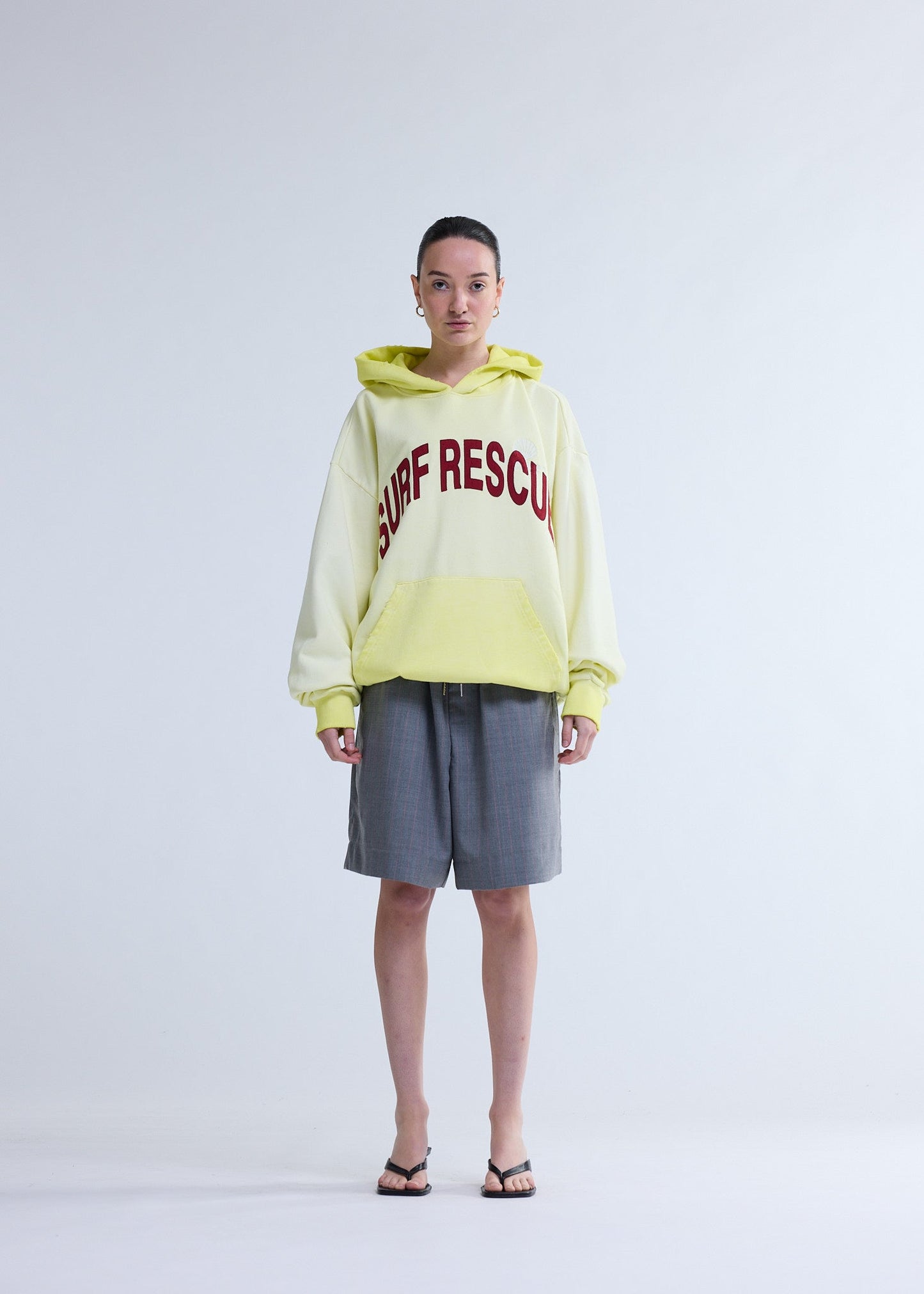 SURF RESCUE HOODIE LIME YELLOW | Lime yellow