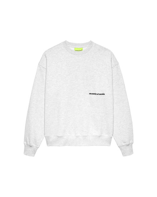 BEACH SIGN CREWNECK ASH | Ash