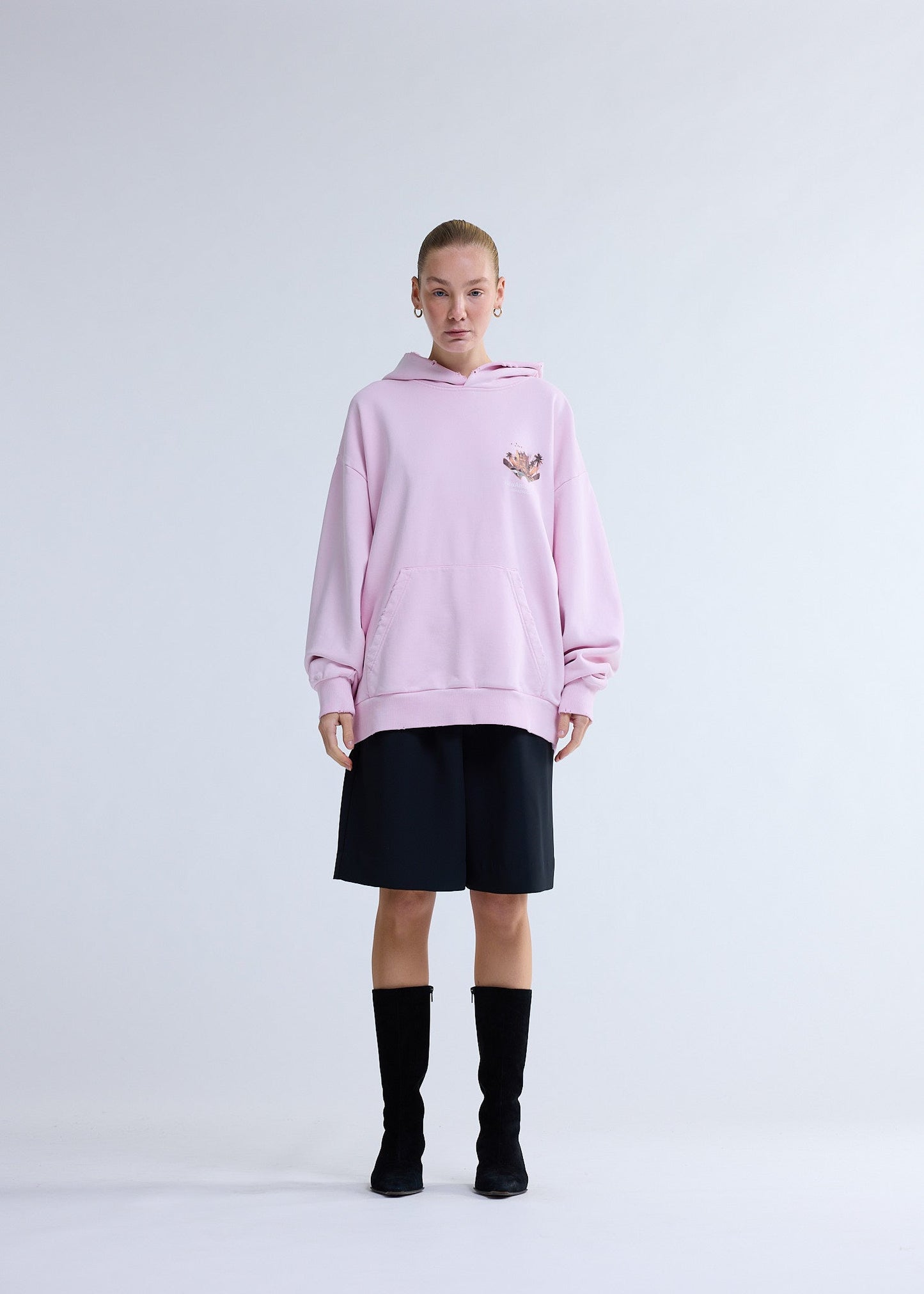 TROPICAL HOODIE PINK LADY | Pink lady