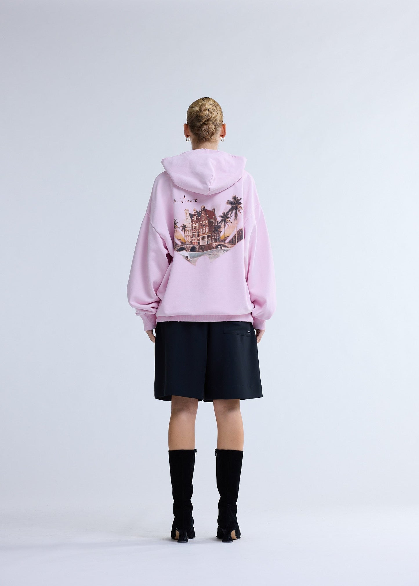 TROPICAL HOODIE PINK LADY | Pink lady