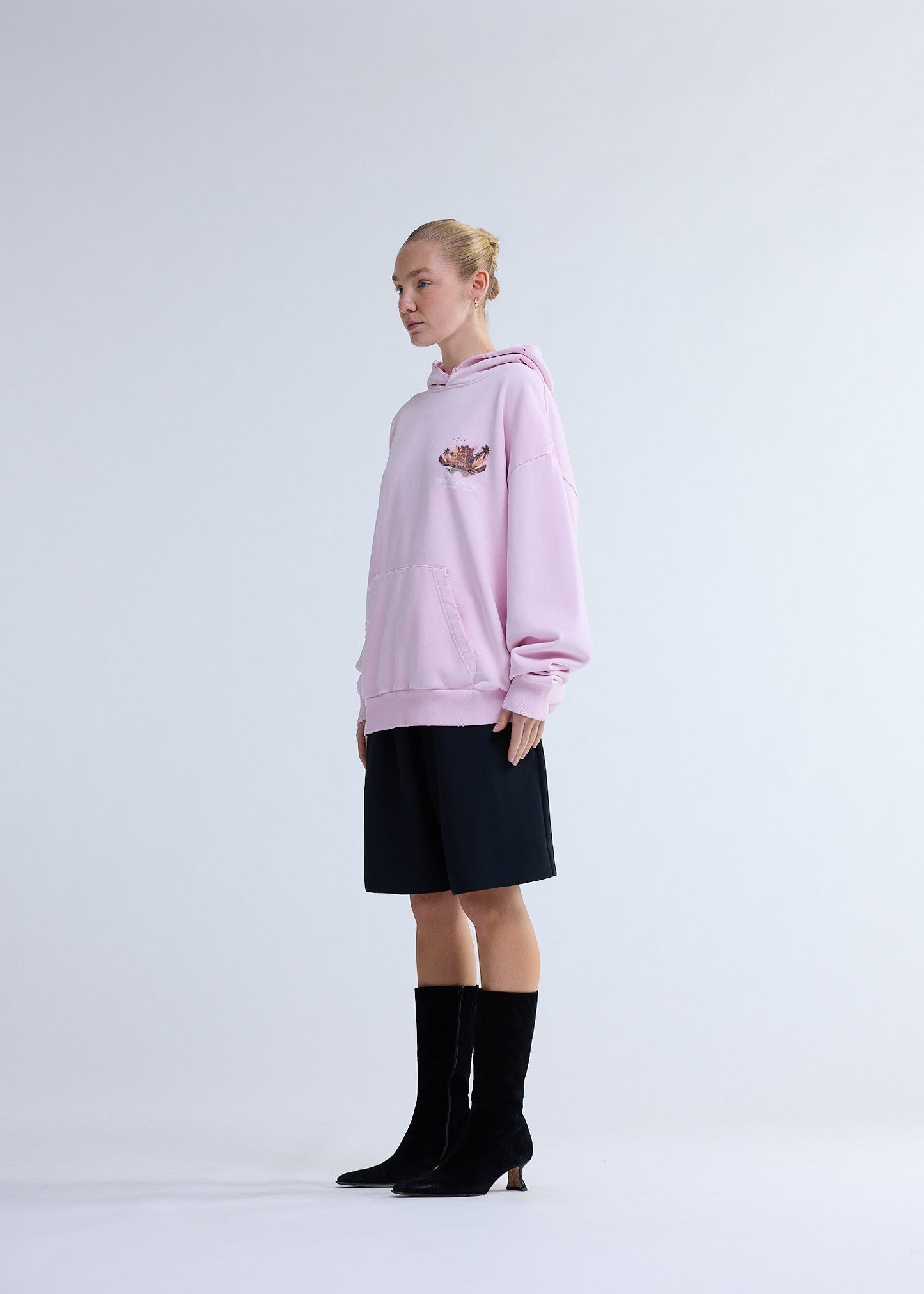 TROPICAL HOODIE PINK LADY | Pink lady