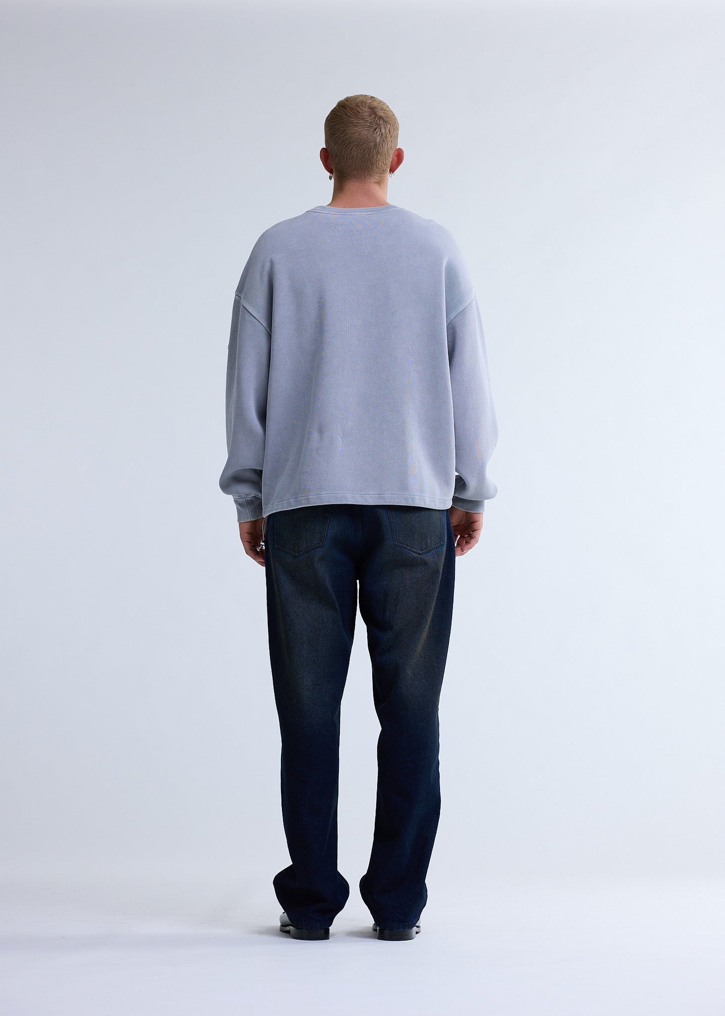 PLATE SWEAT WASHED GREY | Ash