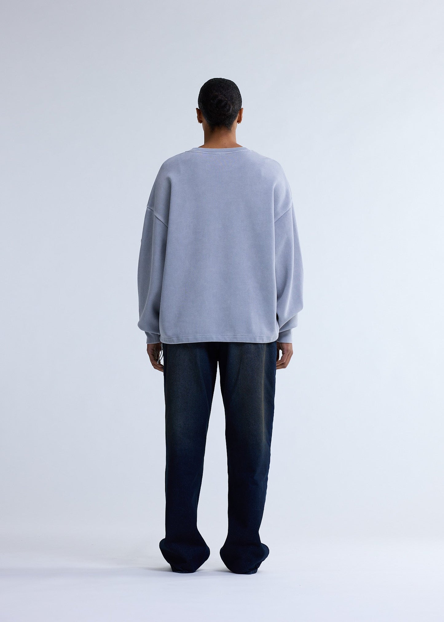 PLATE SWEAT WASHED GREY | Ash