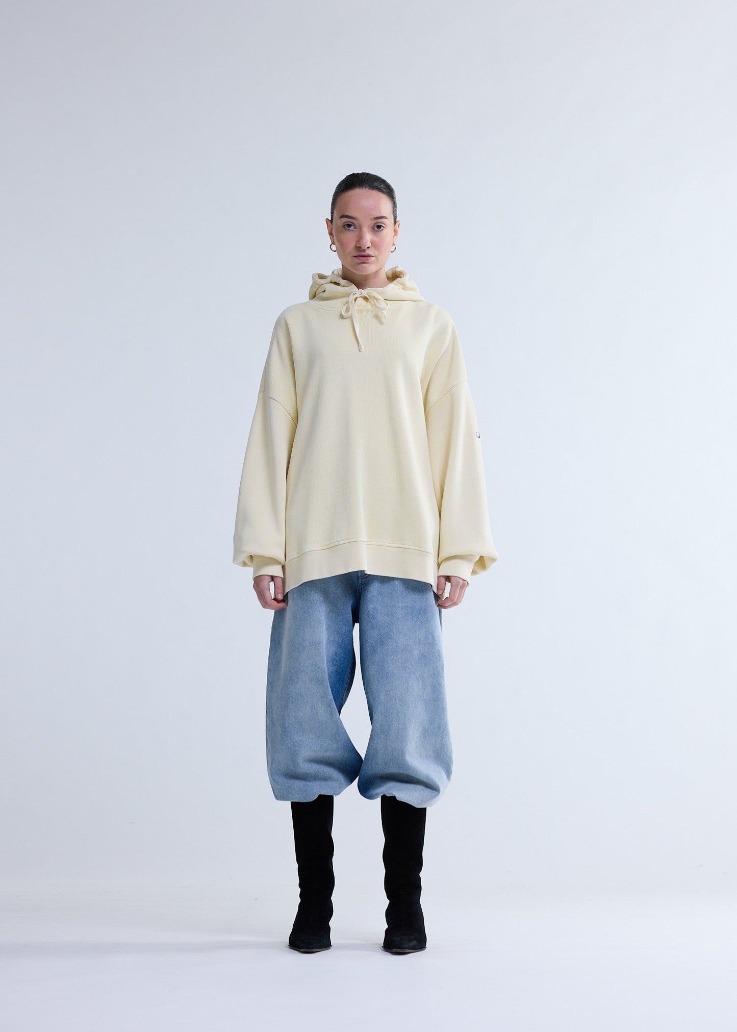 PLATE HOODIE BUTTER YELLOW | Butter yellow