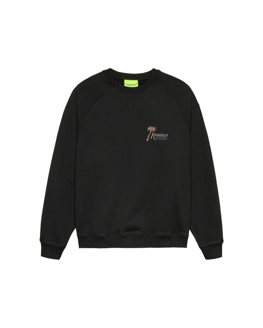 RESORTS CREWNECK BLACK | Black