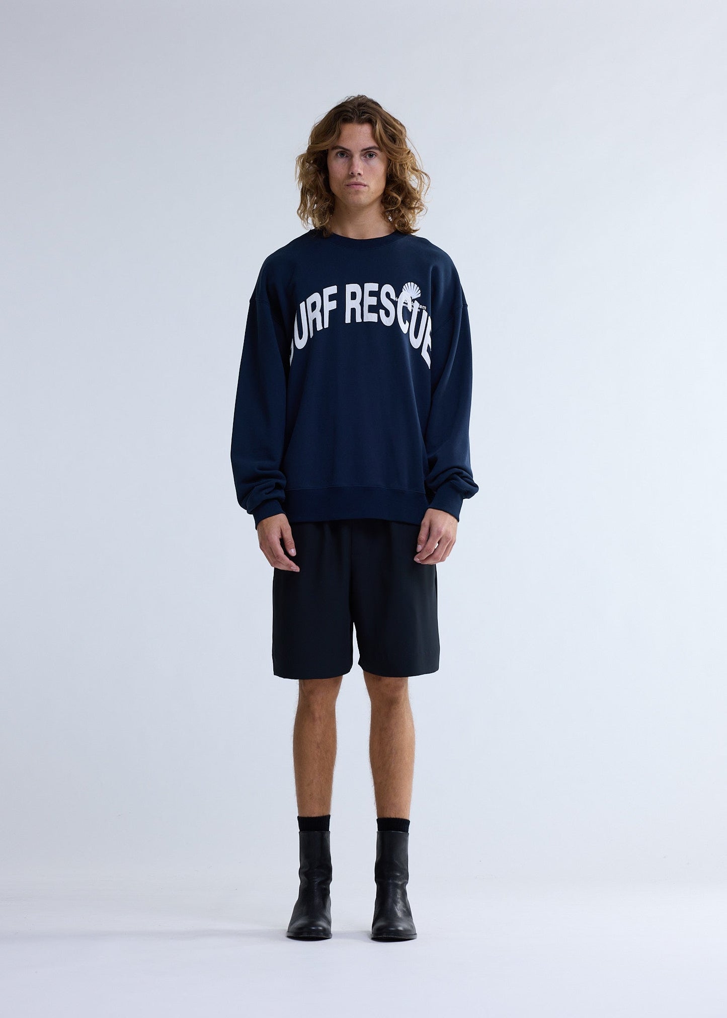 SURF RESCUE CREWNECK NAVY | Navy