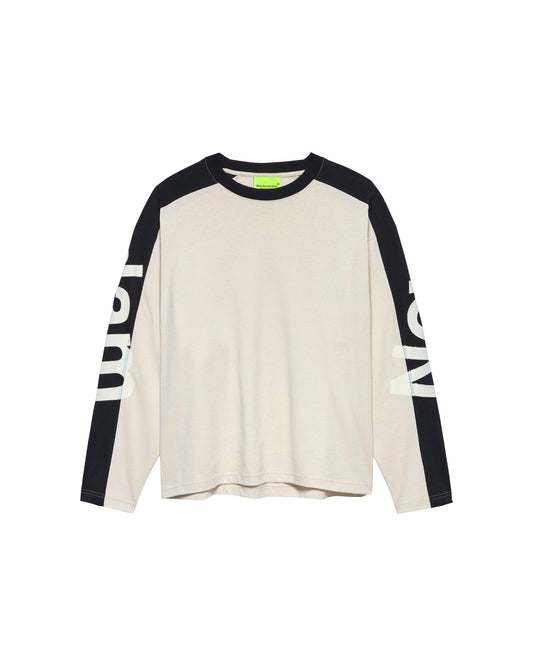 NAME LONGSLEEVE WARM SAND/BLACK | Sand