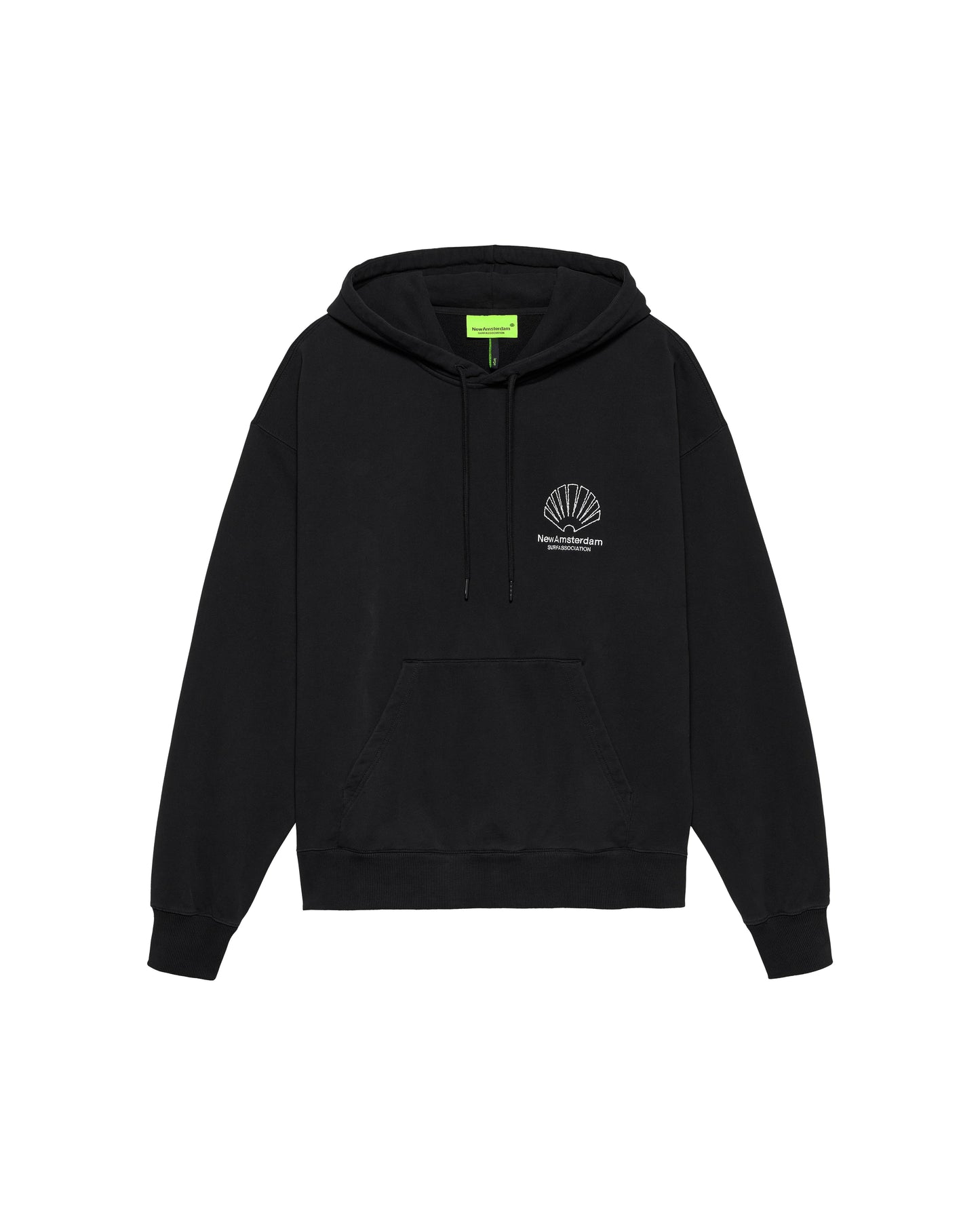 LOGO HOODIE + BLACK/WHITE | Black