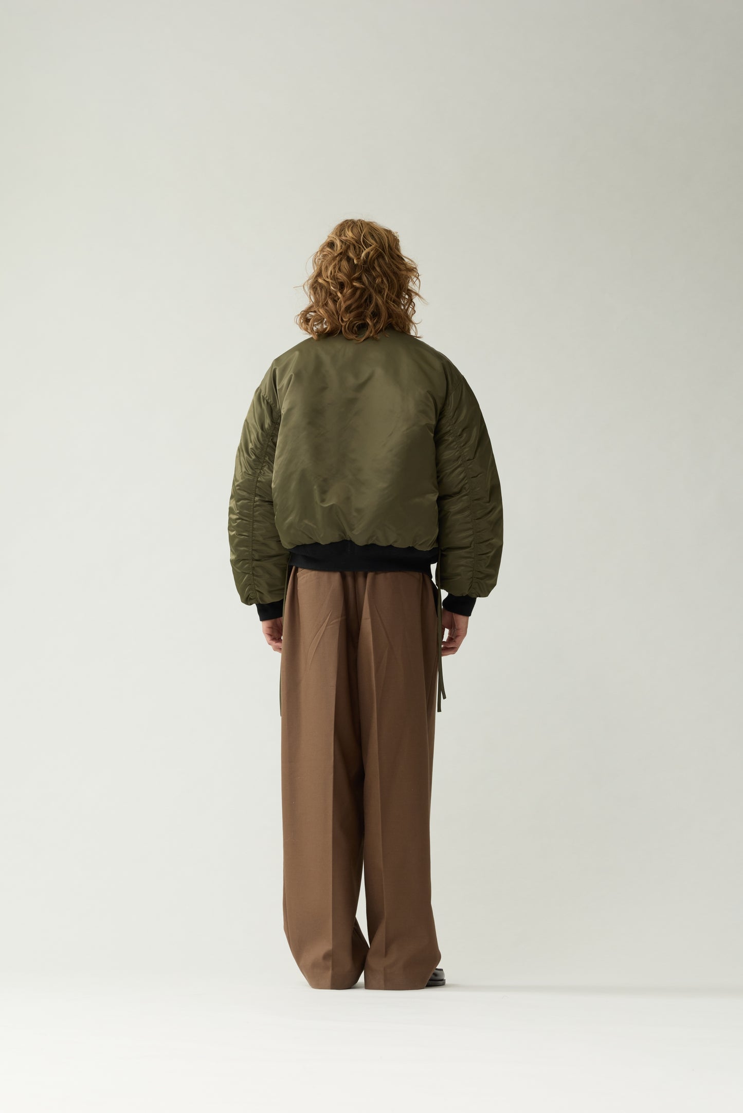REVERSIBLE BOMBER JACKET | Army Green