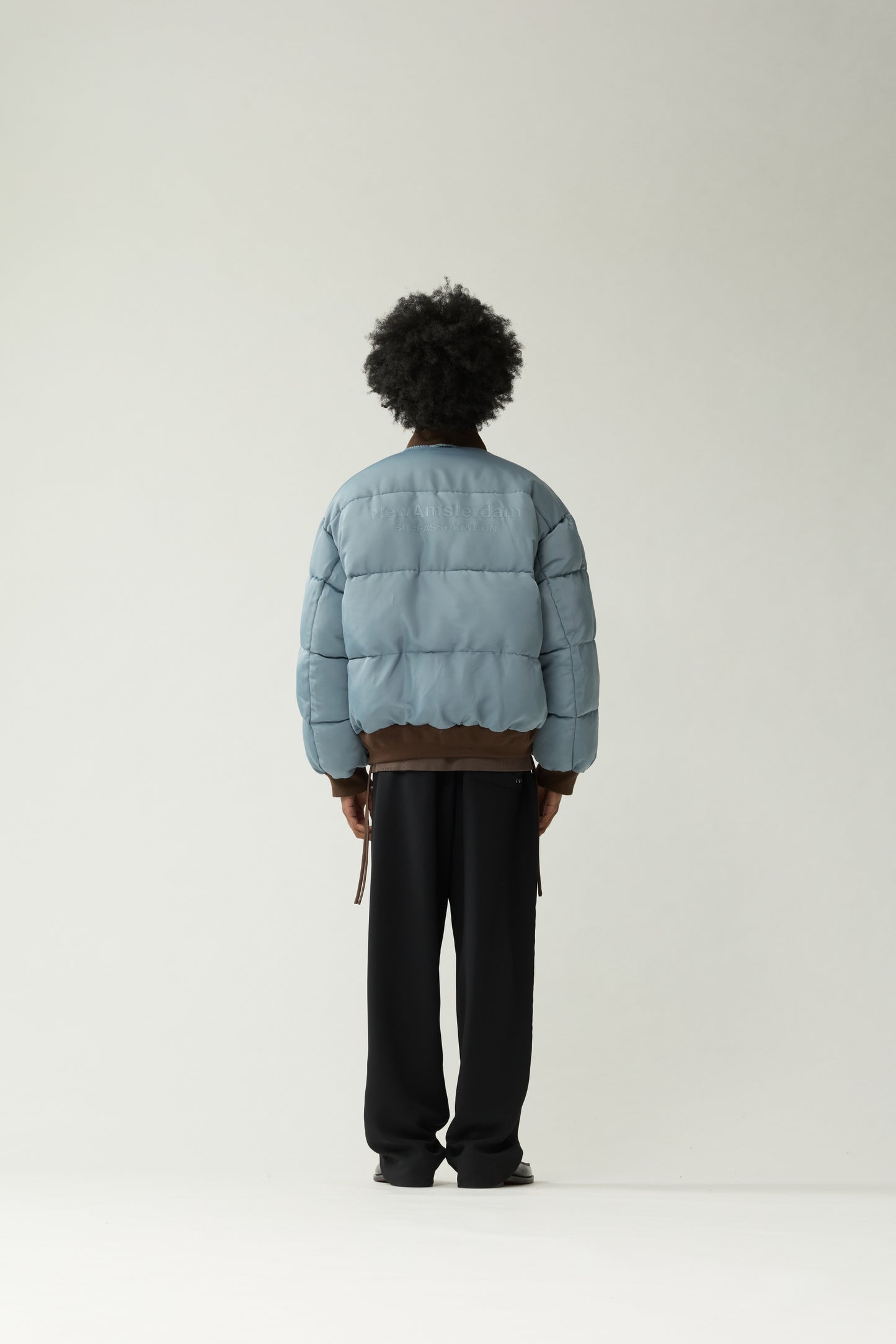 REVERSIBLE BOMBER JACKET | Brown