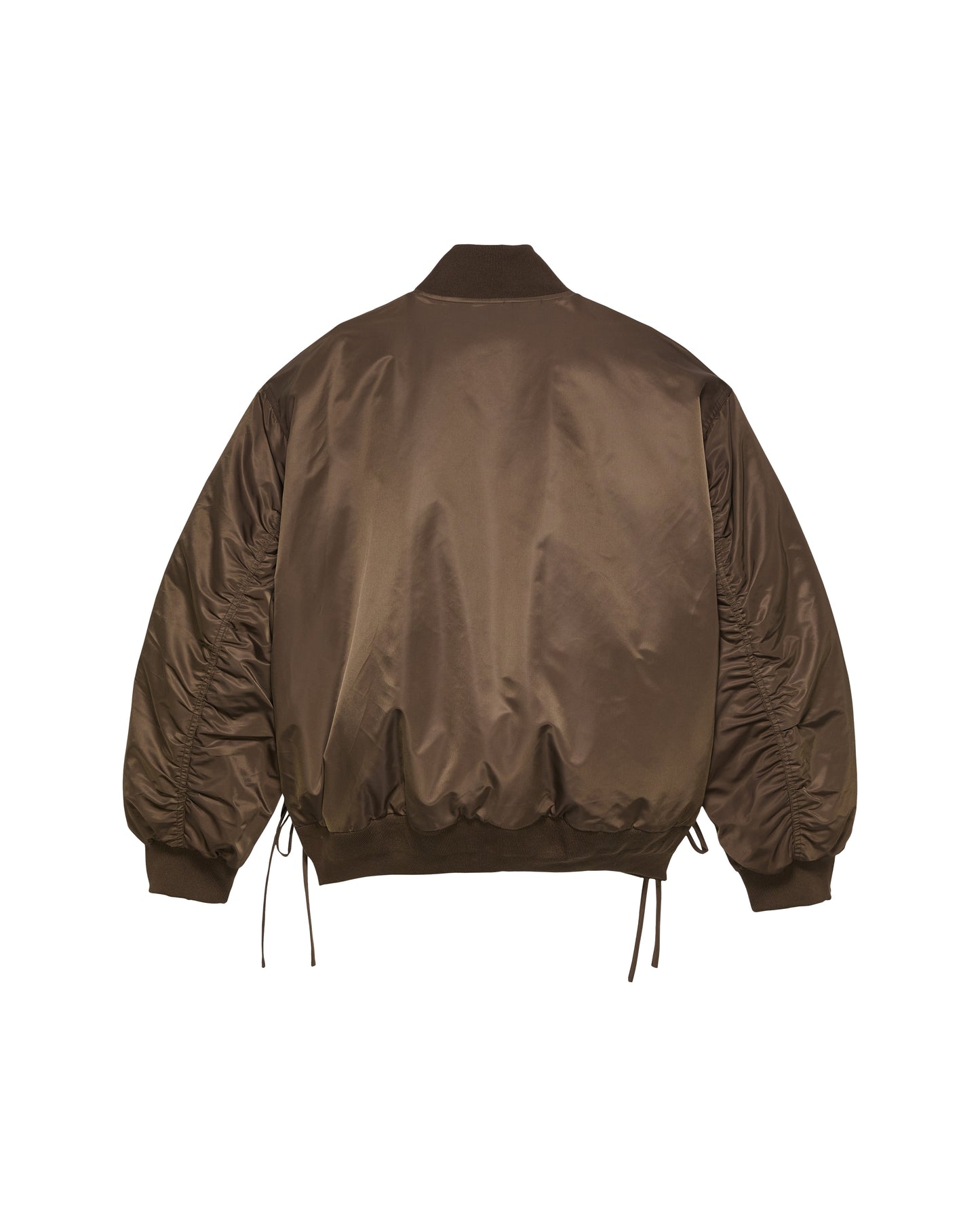 REVERSIBLE BOMBER JACKET | Brown
