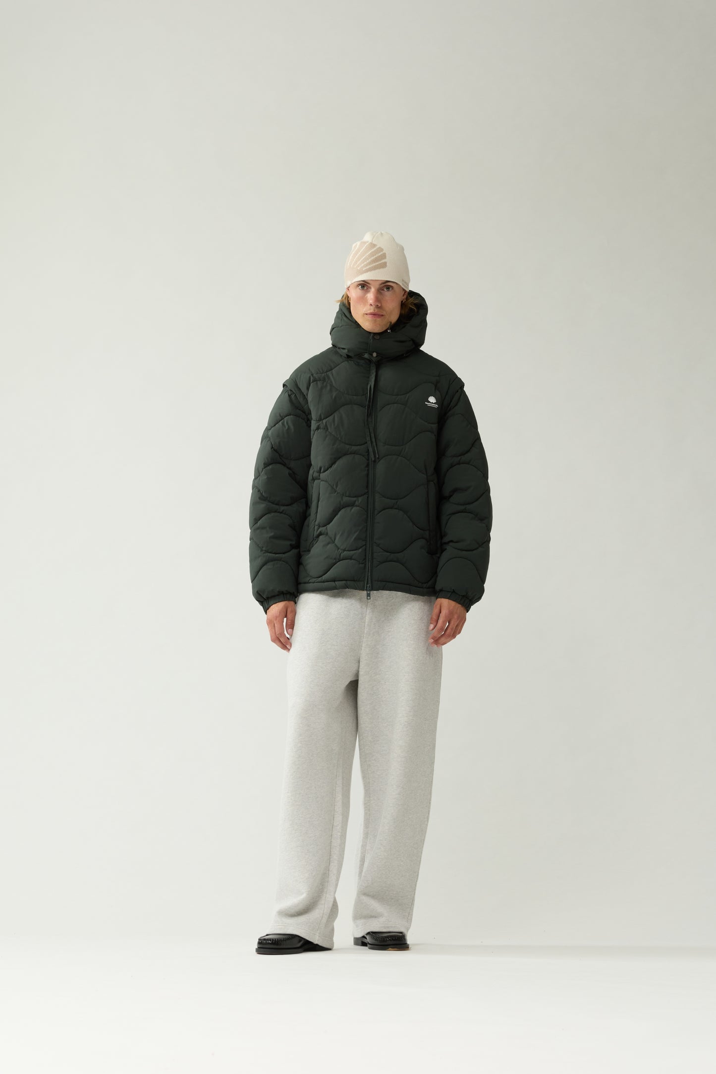 DETACHABLE JACKET | Olive