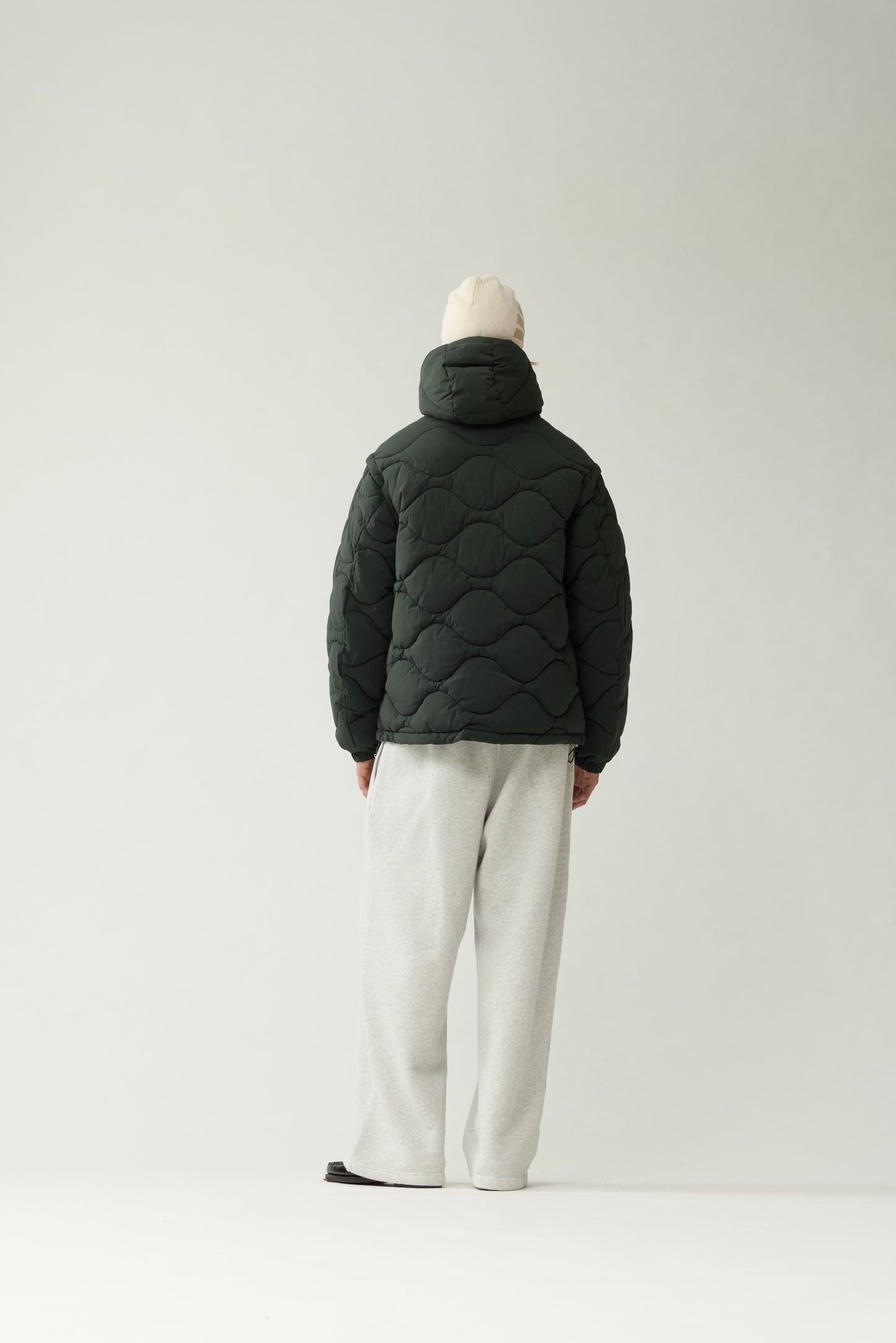 DETACHABLE JACKET | Olive