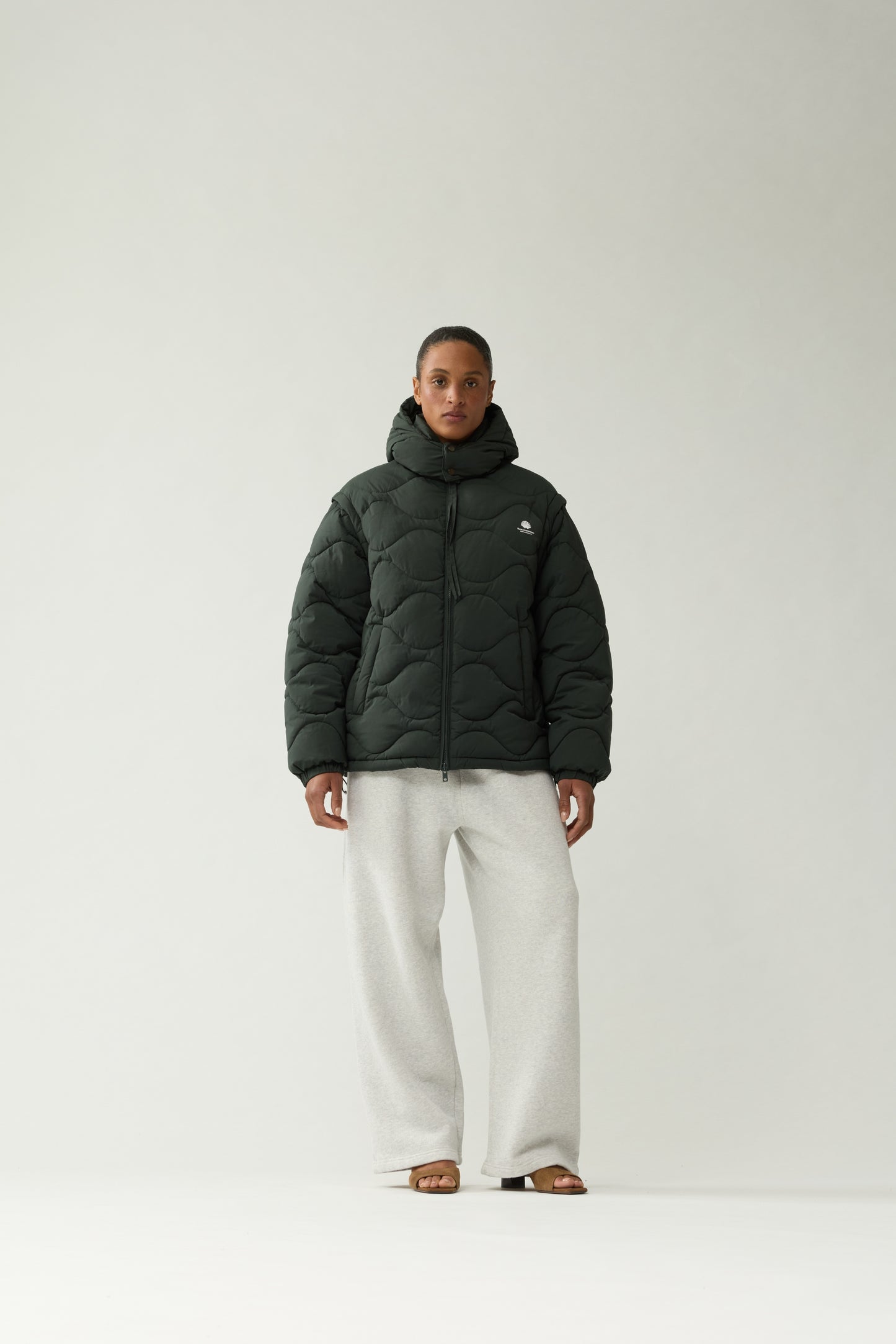 DETACHABLE JACKET | Olive