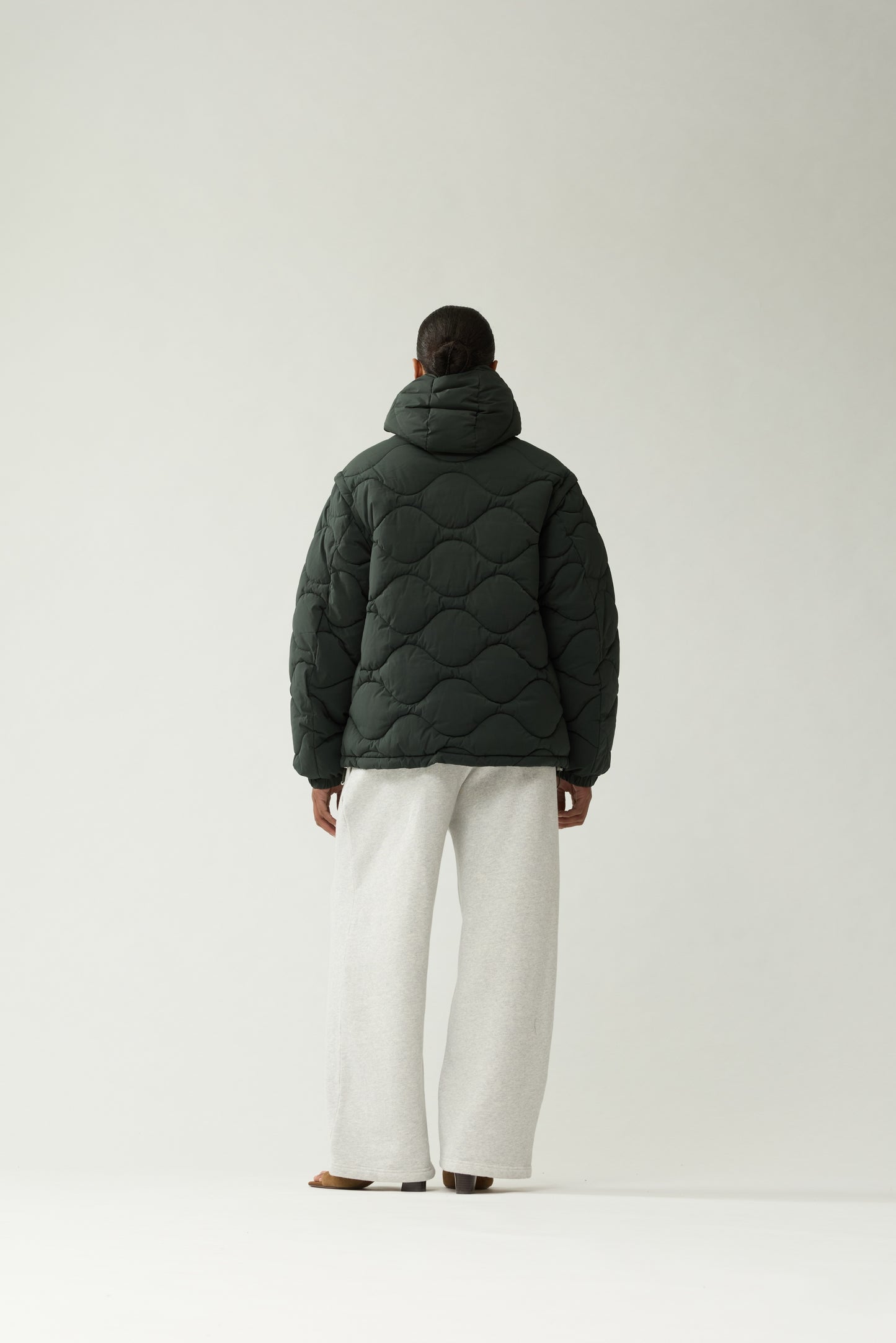 DETACHABLE JACKET | Olive