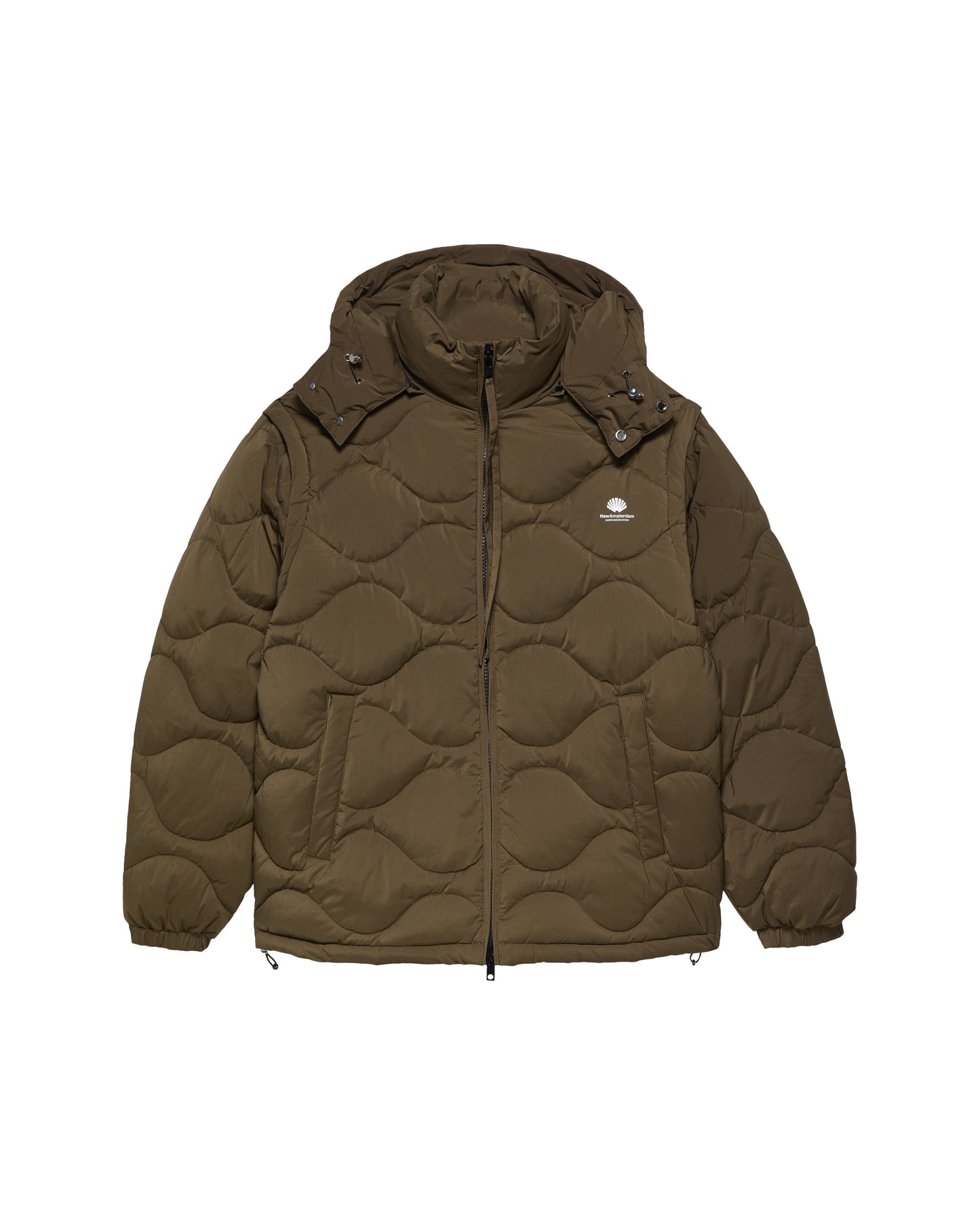 DETACHABLE JACKET | Brown