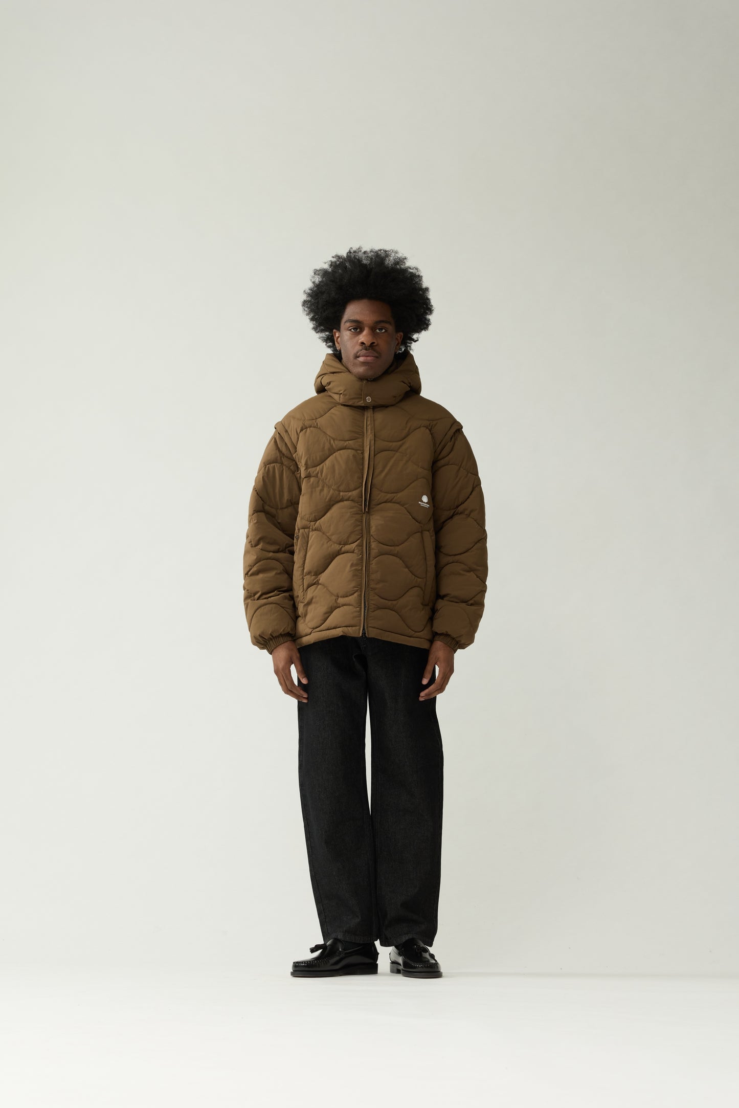 DETACHABLE JACKET | Brown