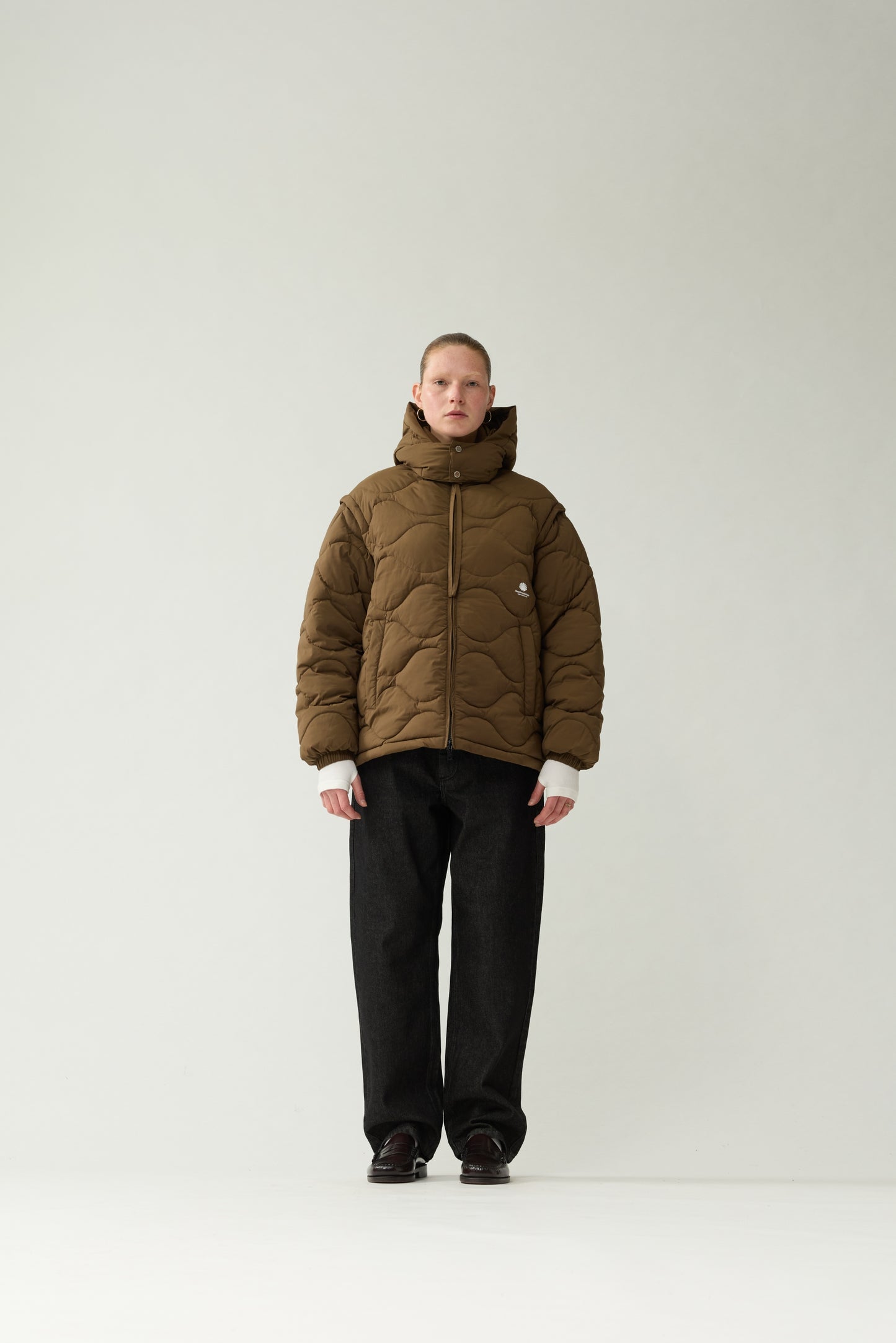 DETACHABLE JACKET | Brown