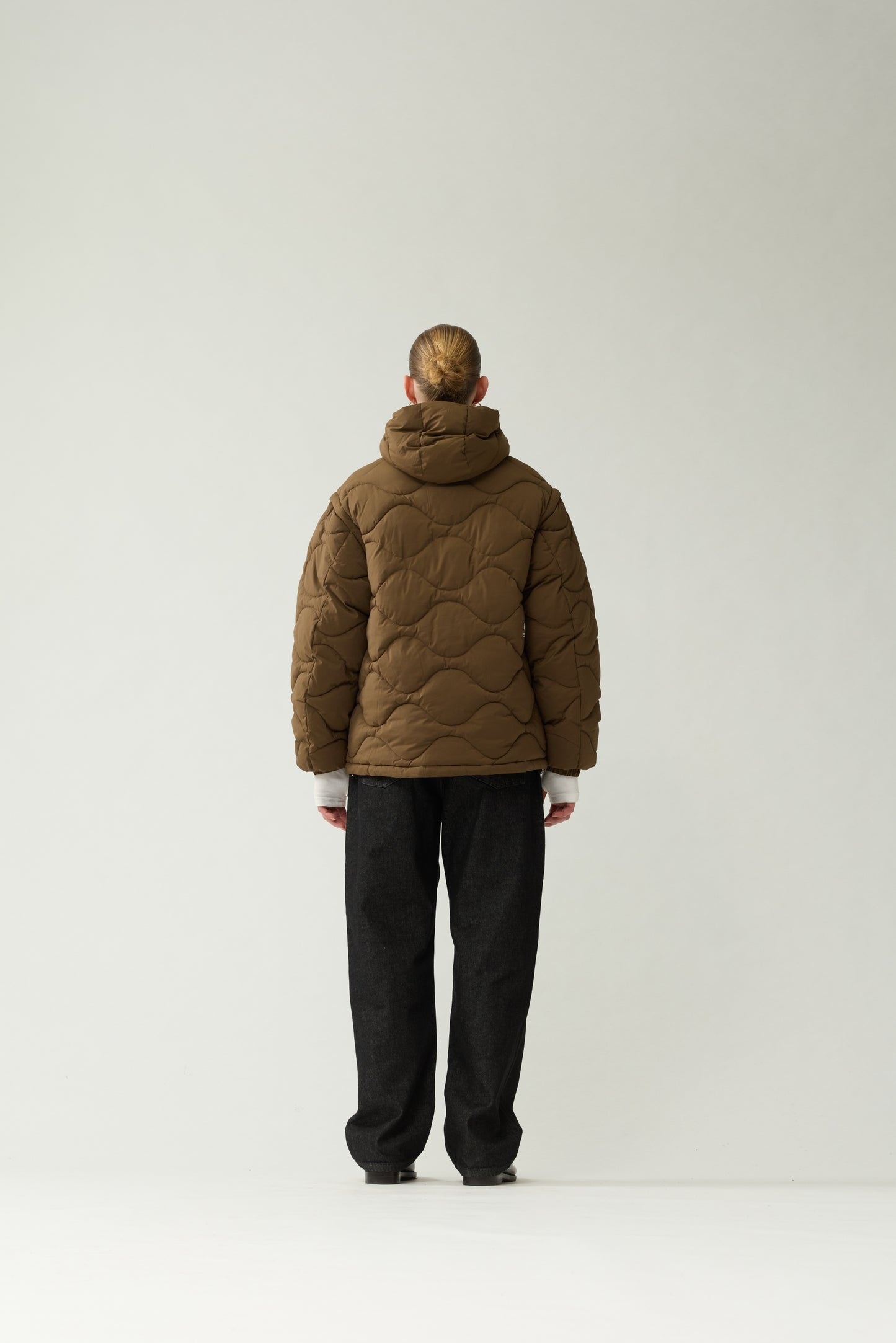 DETACHABLE JACKET | Brown