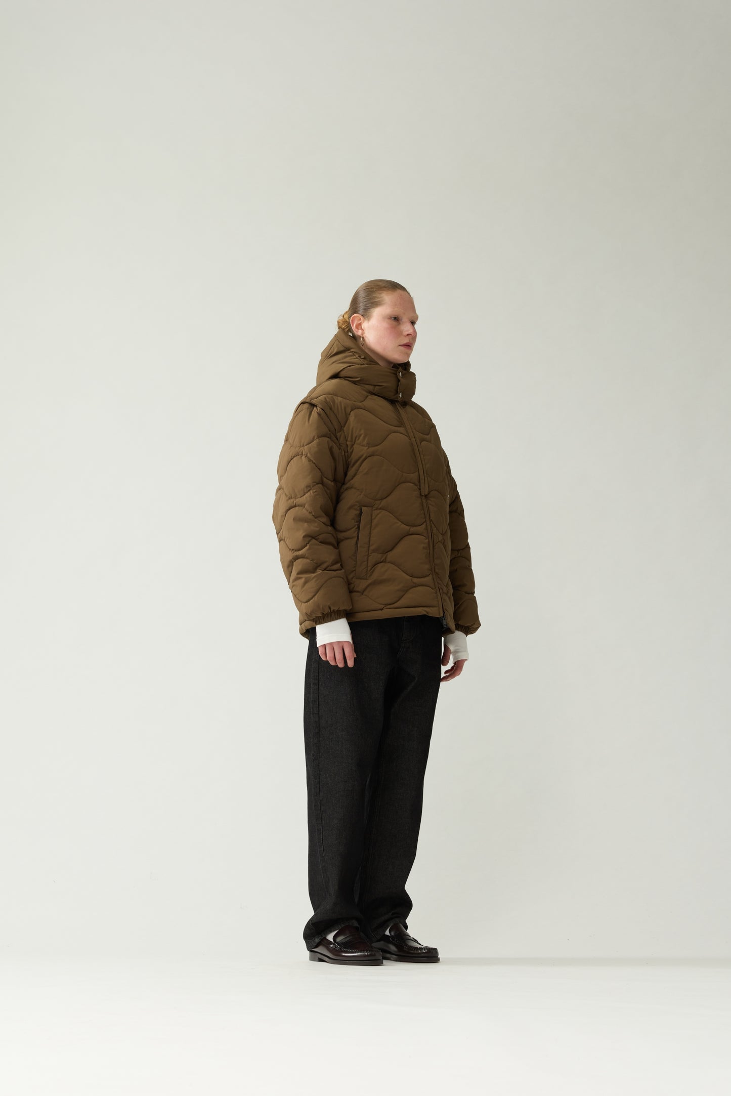 DETACHABLE JACKET | Brown