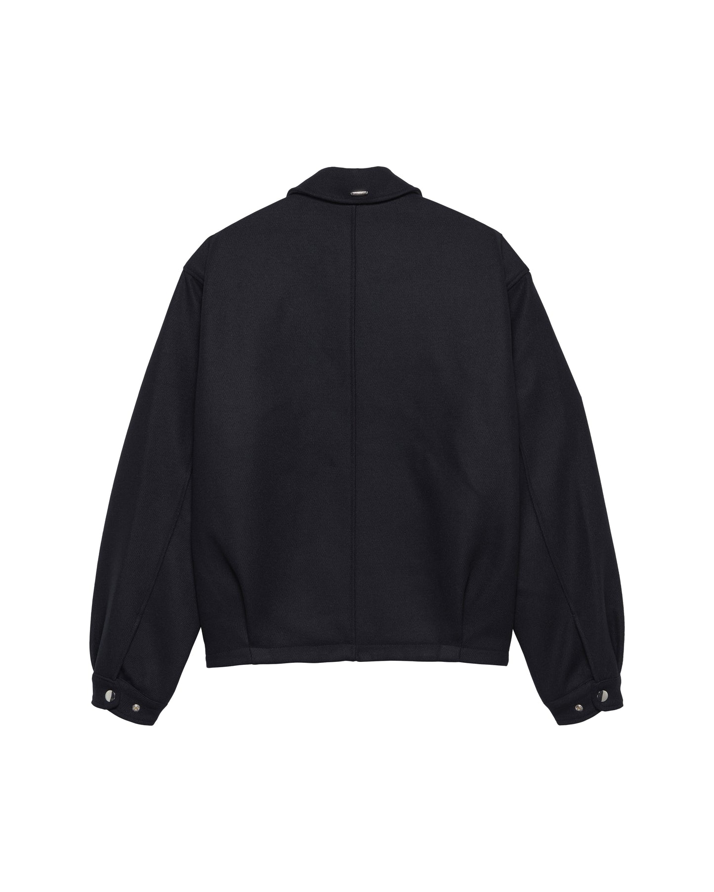 WOOL COACH JACKET | Black
