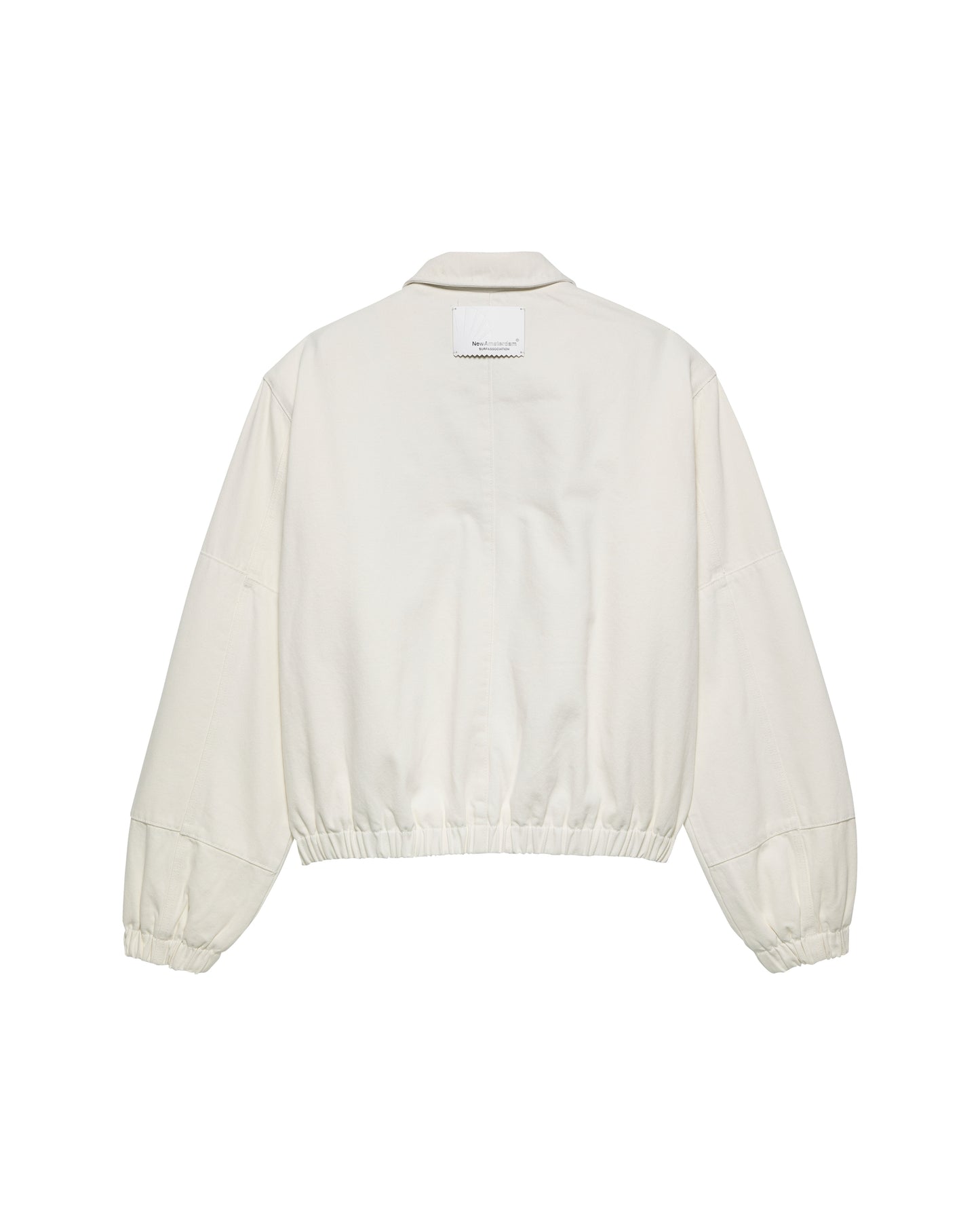 DENIM PADDED JACKET | White