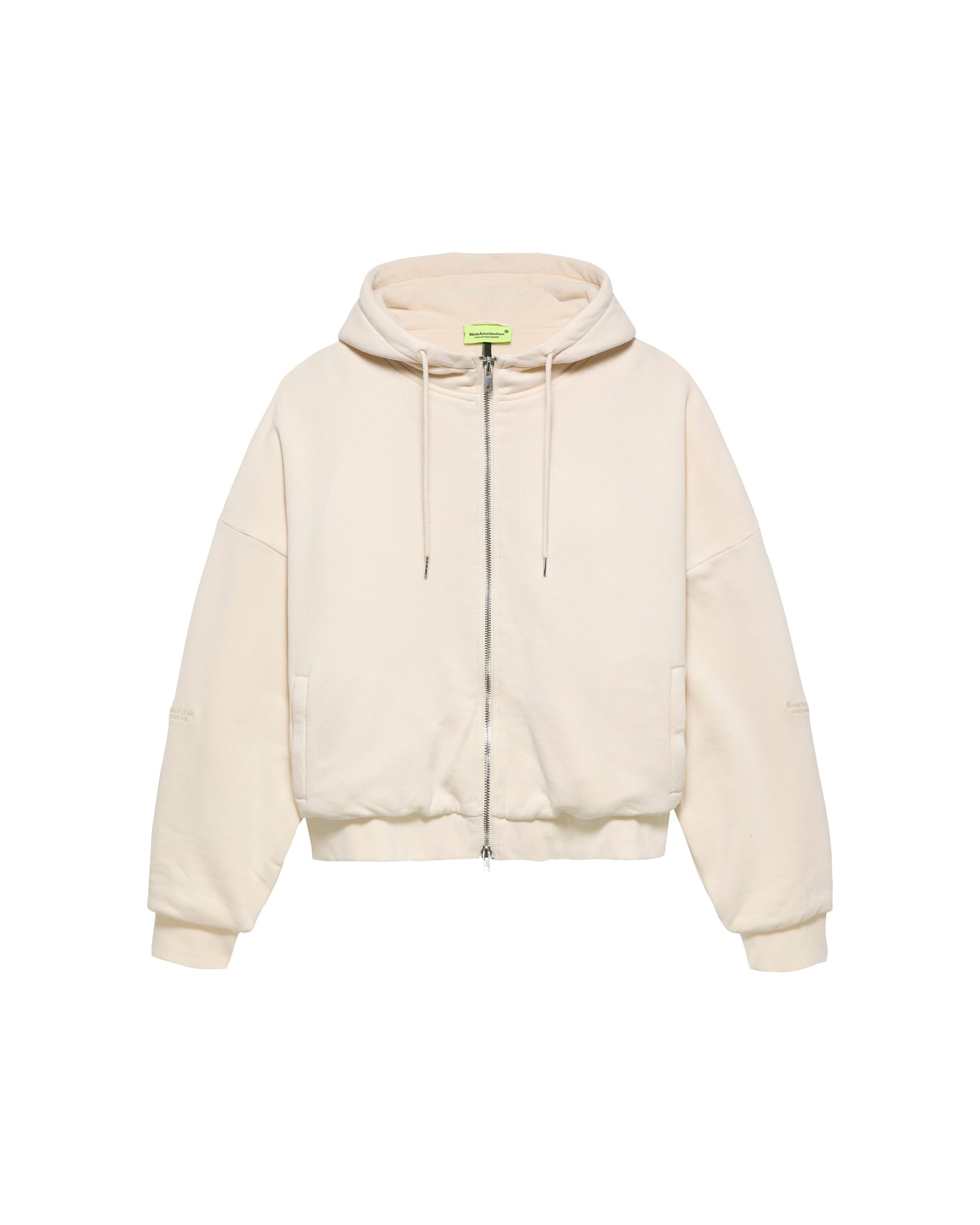 DOUBLE LAYERED HOODIE | Bone