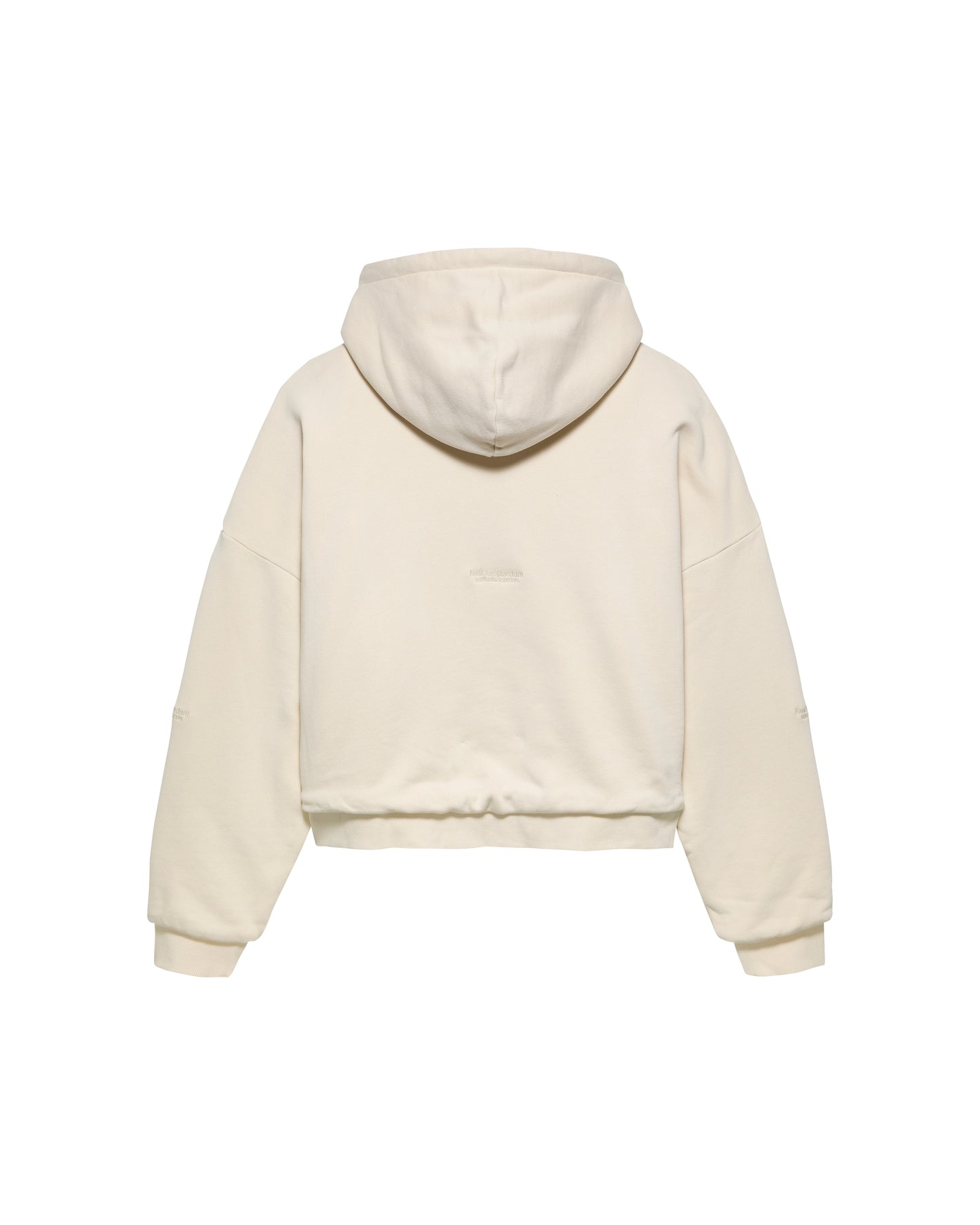 DOUBLE LAYERED HOODIE | Bone