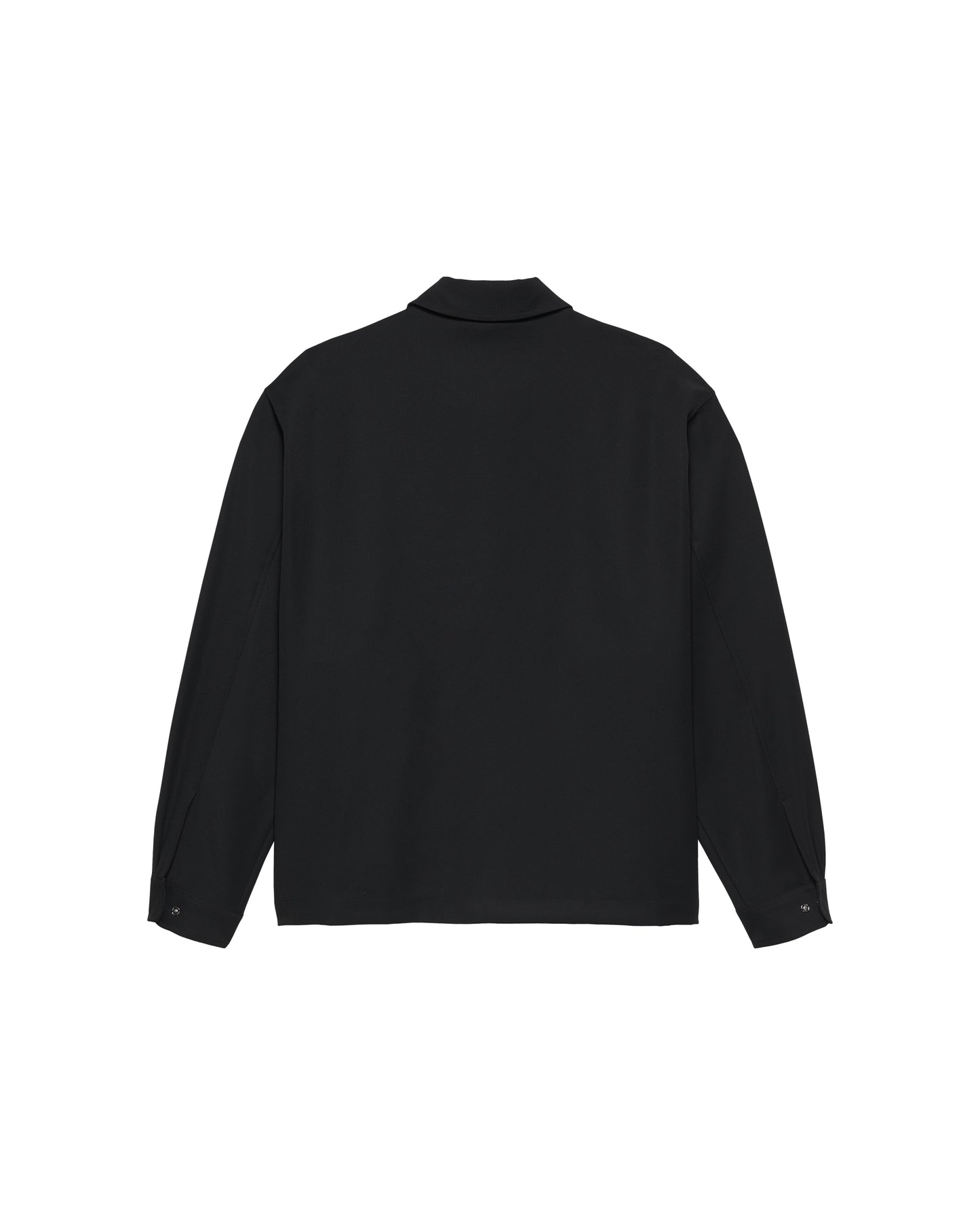 ZIP UP SHIRT | Black