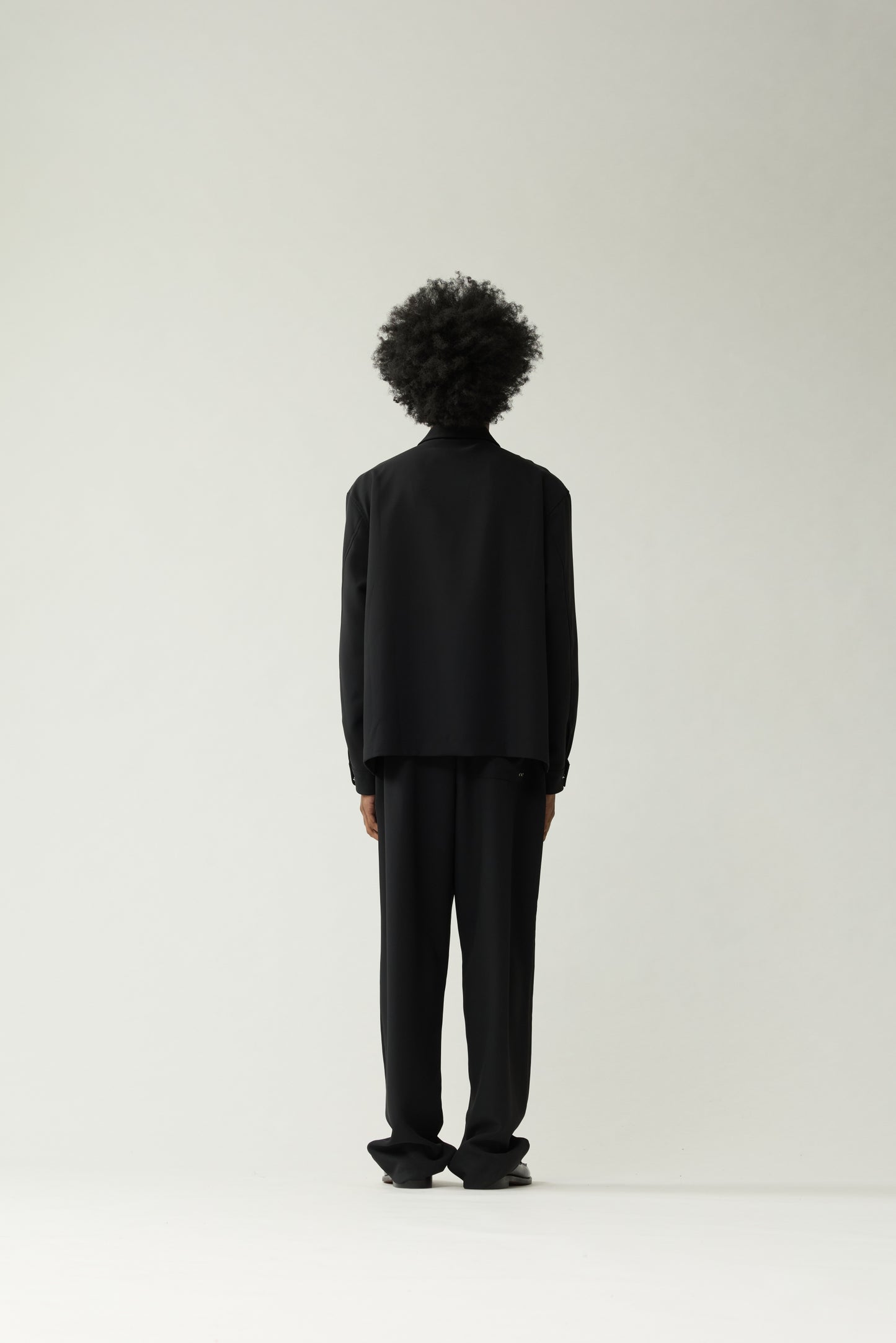 ZIP UP SHIRT | Black
