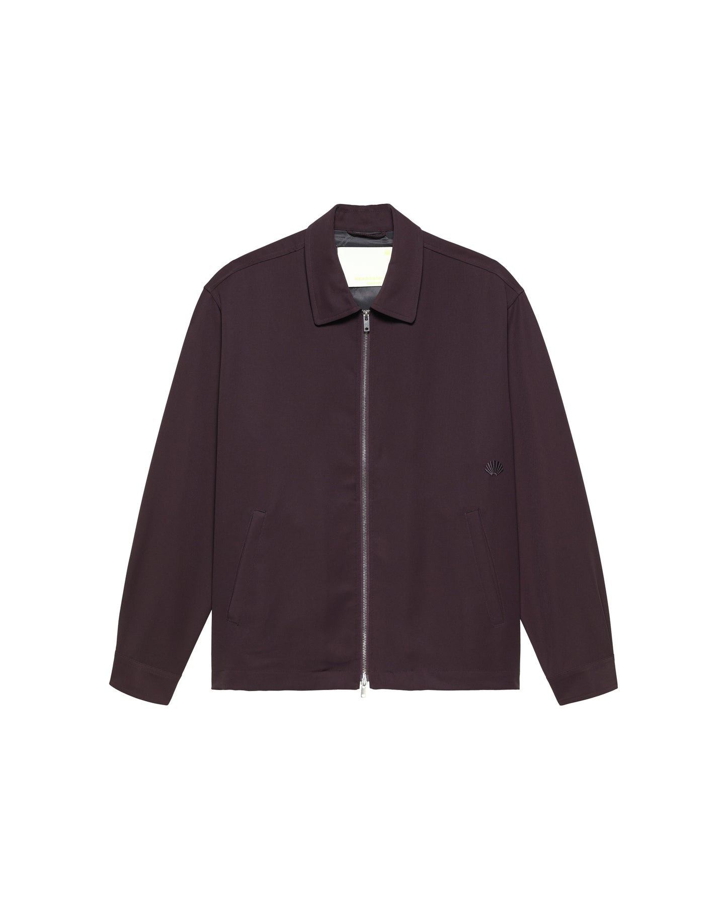 ZIP UP SHIRT | Burgundy