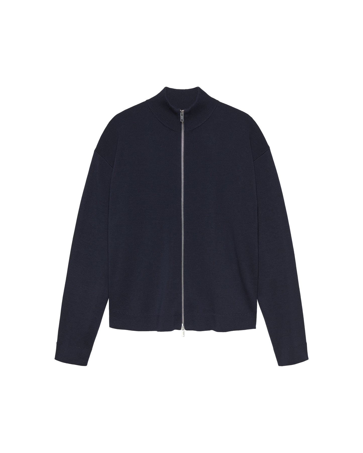 MERINO WOOL ZIP TROUGH | Night
