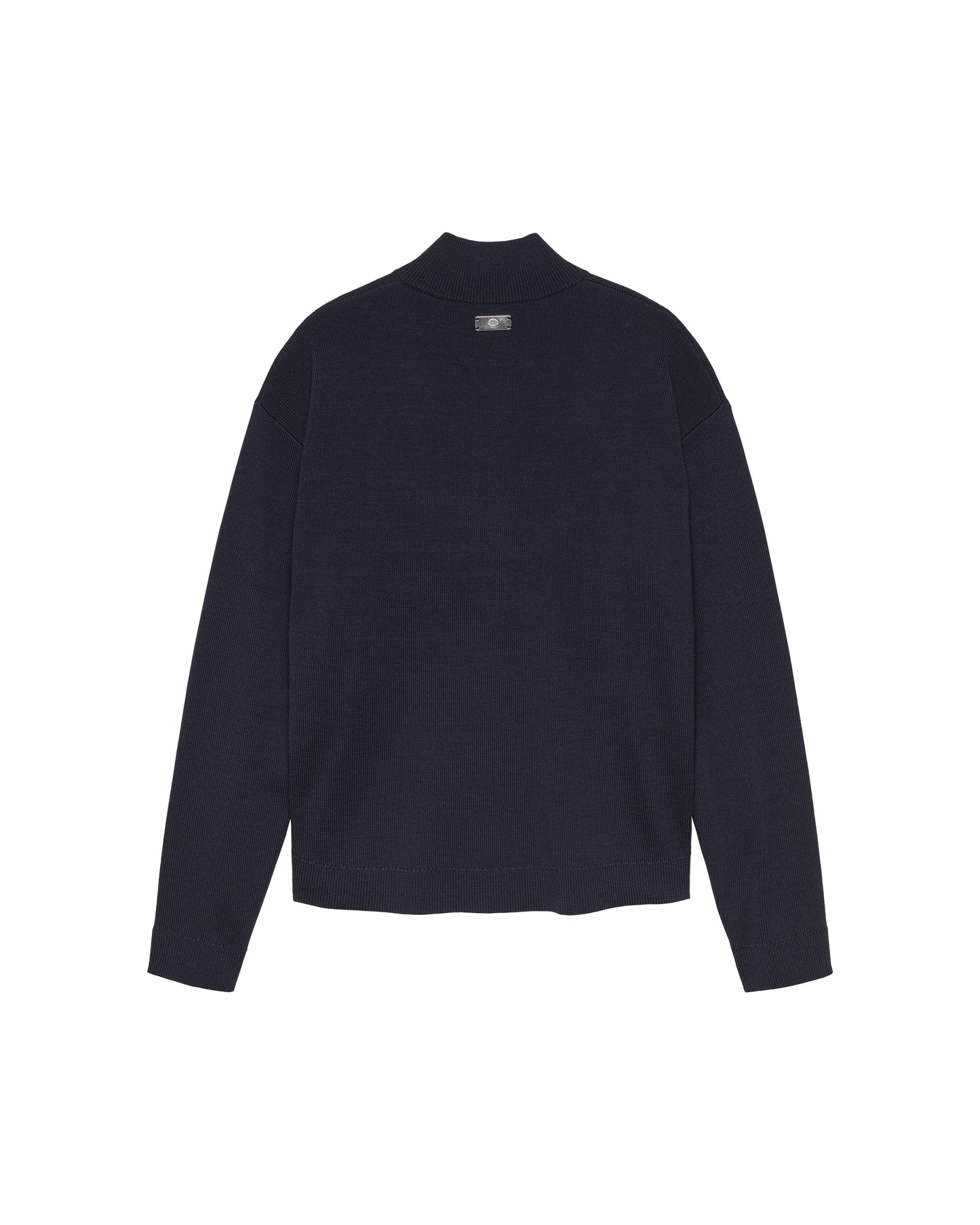 MERINO WOOL ZIP TROUGH | Night