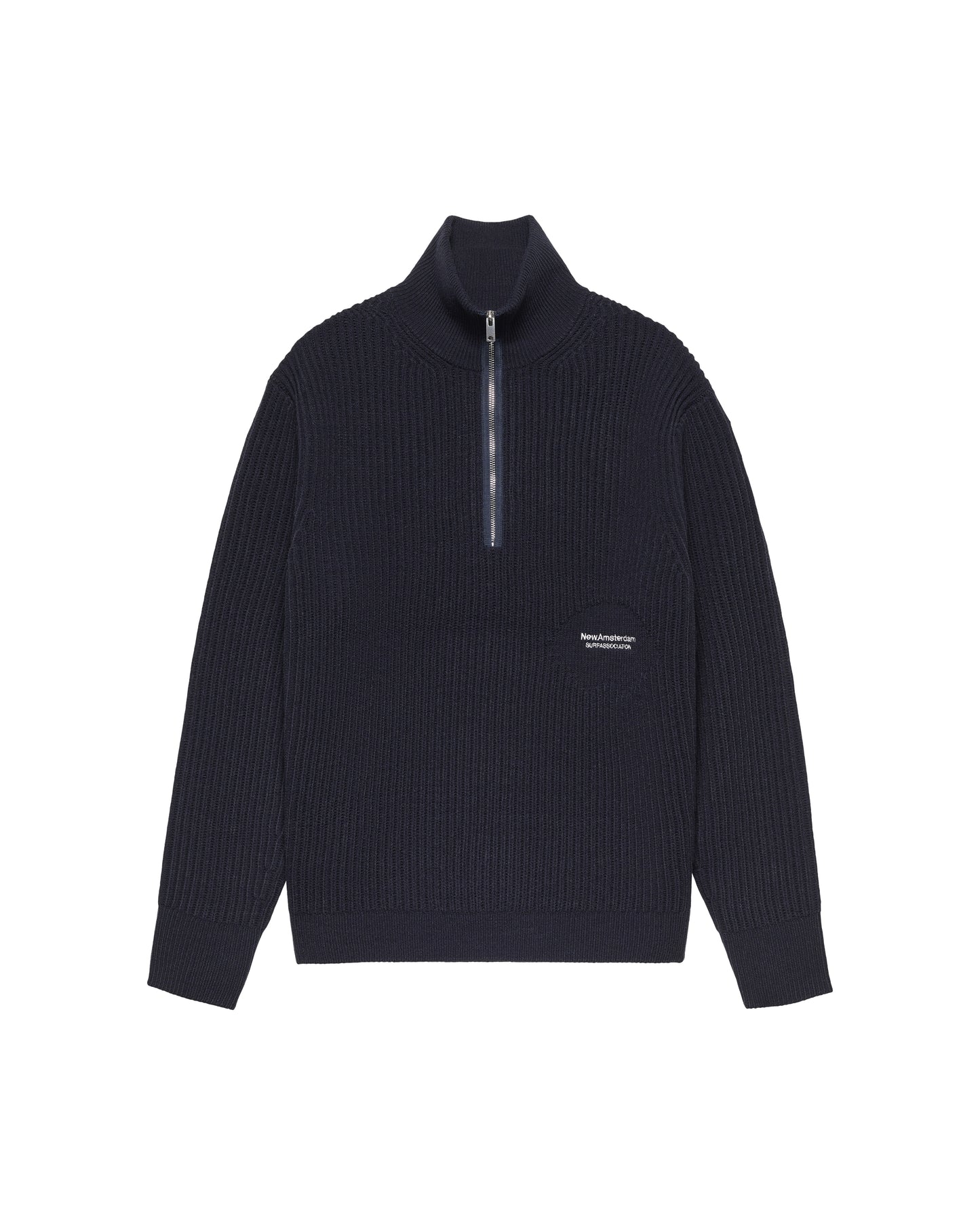 KNITTED HALF ZIP | Night