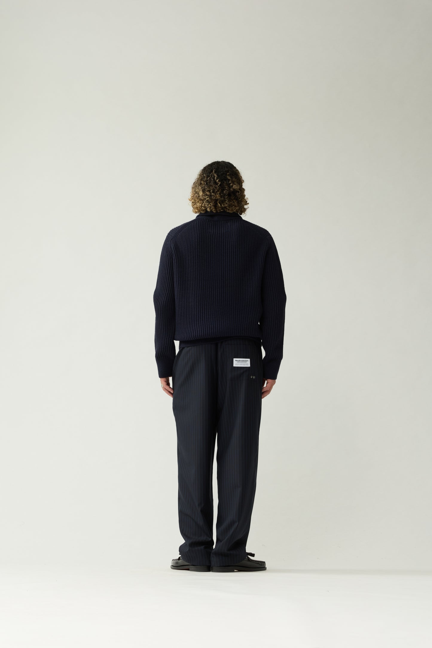 KNITTED HALF ZIP | Night