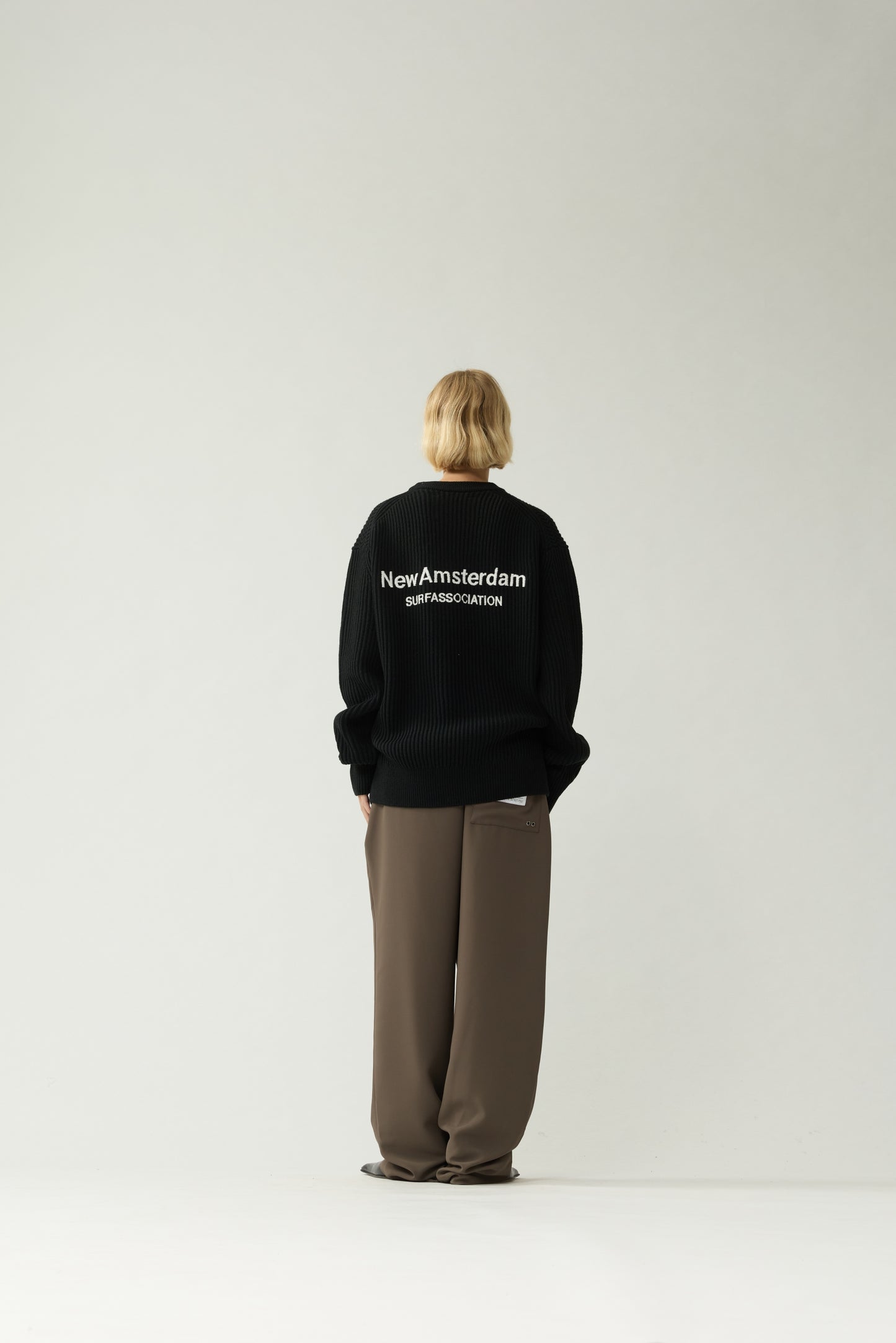 KNITTED CREWNECK | Black