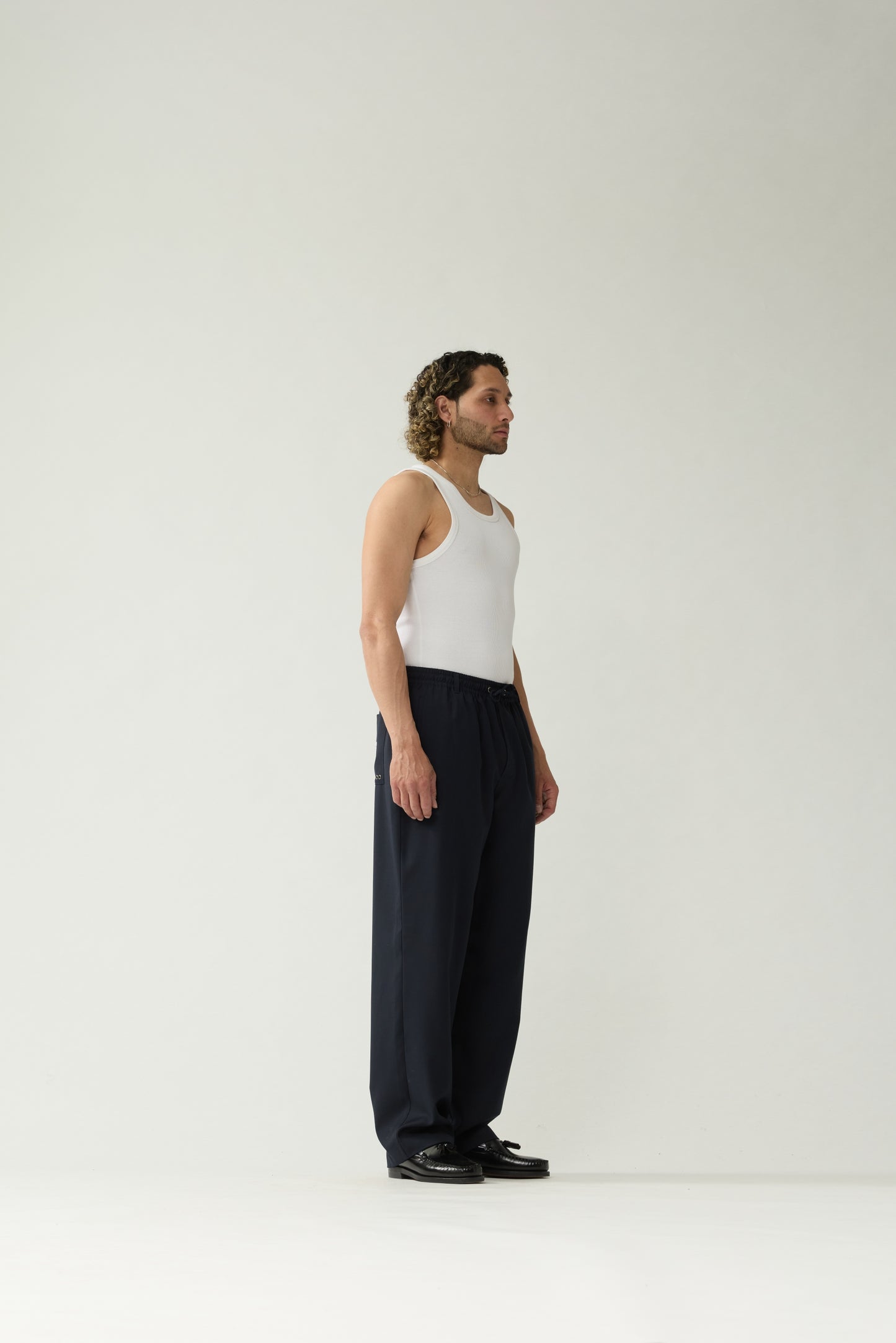 WOOL WORK TROUSERS | Night