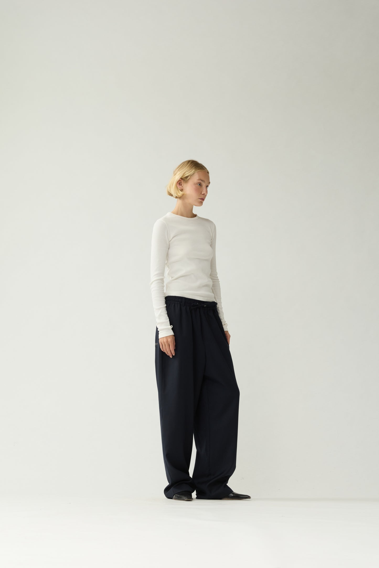 WOOL WORK TROUSERS | Night