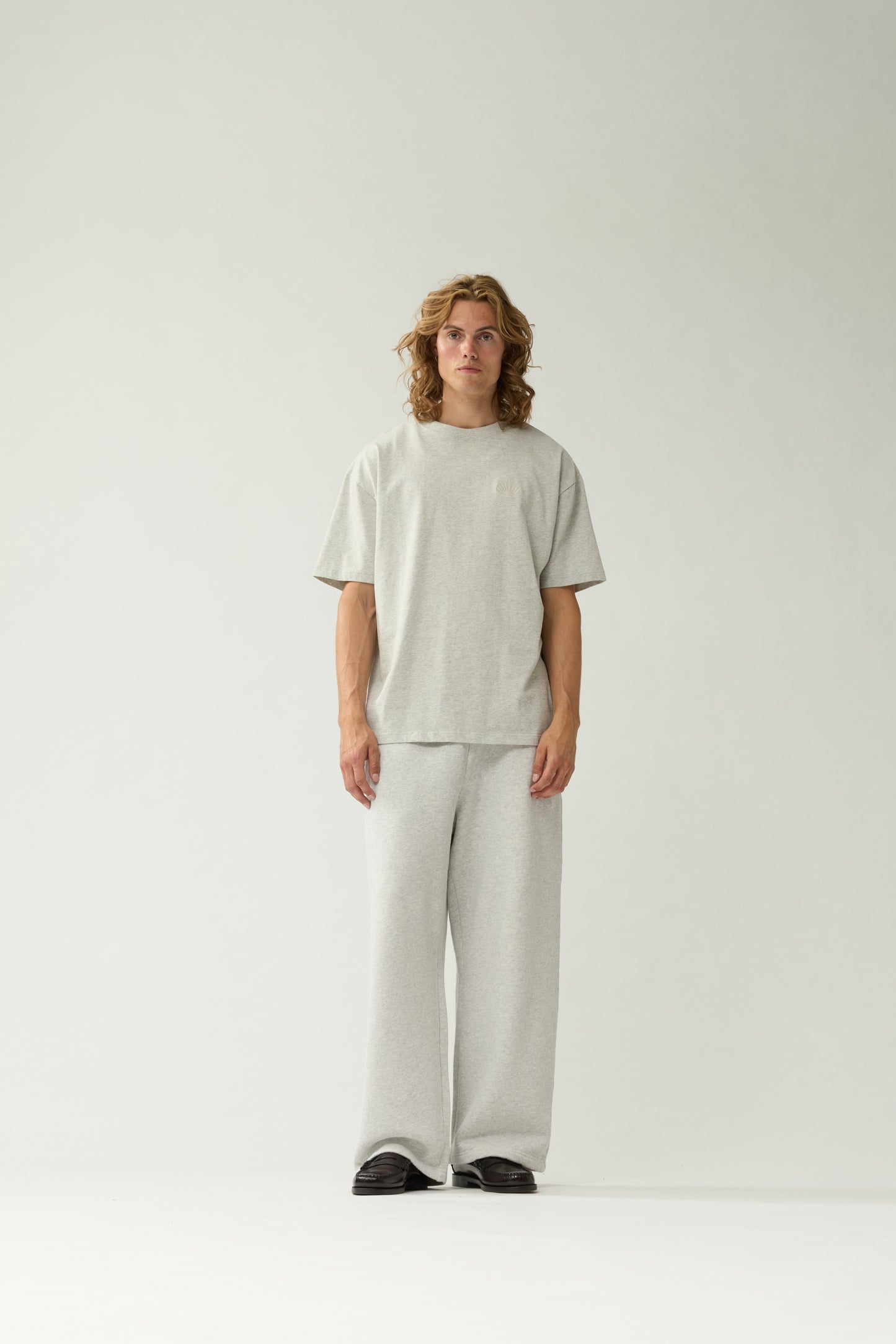 CHOP TEE | Grey Melange
