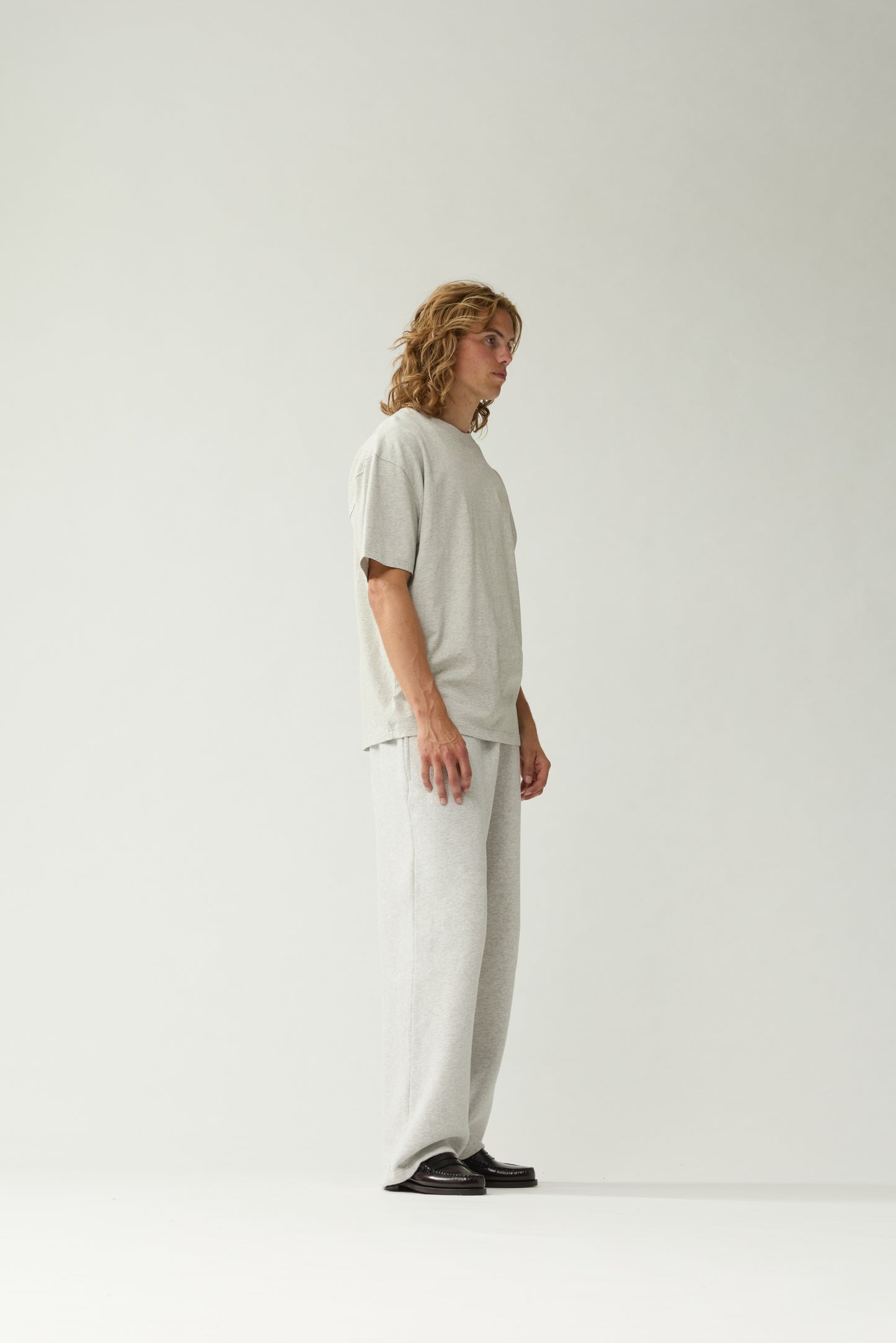 CHOP TEE | Grey Melange
