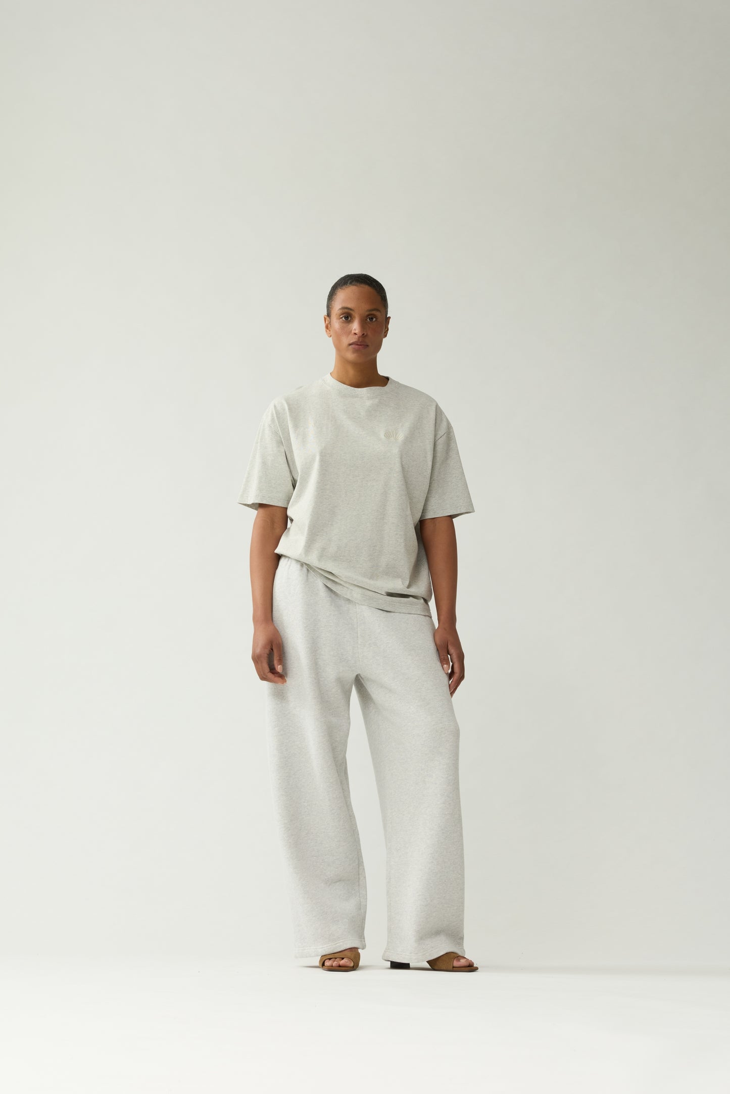 CHOP TEE | Grey Melange