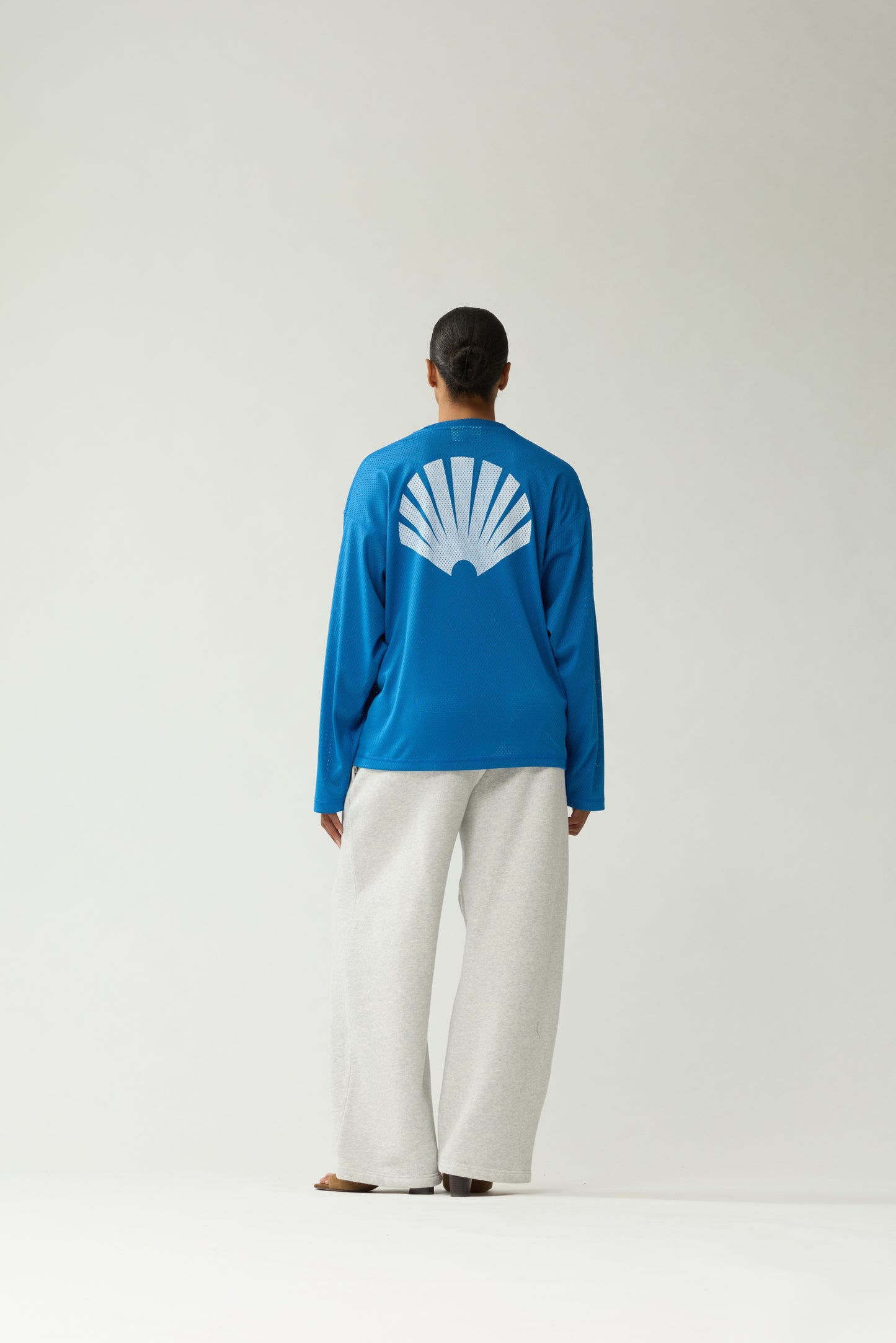 MESH LOGO LONGSLEEVE | Cobalt