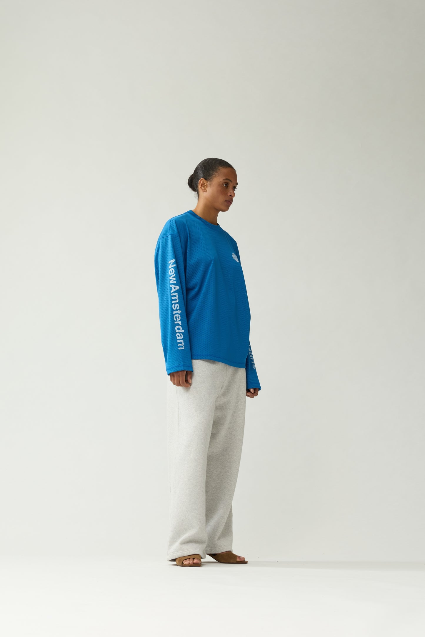 MESH LOGO LONGSLEEVE | Cobalt