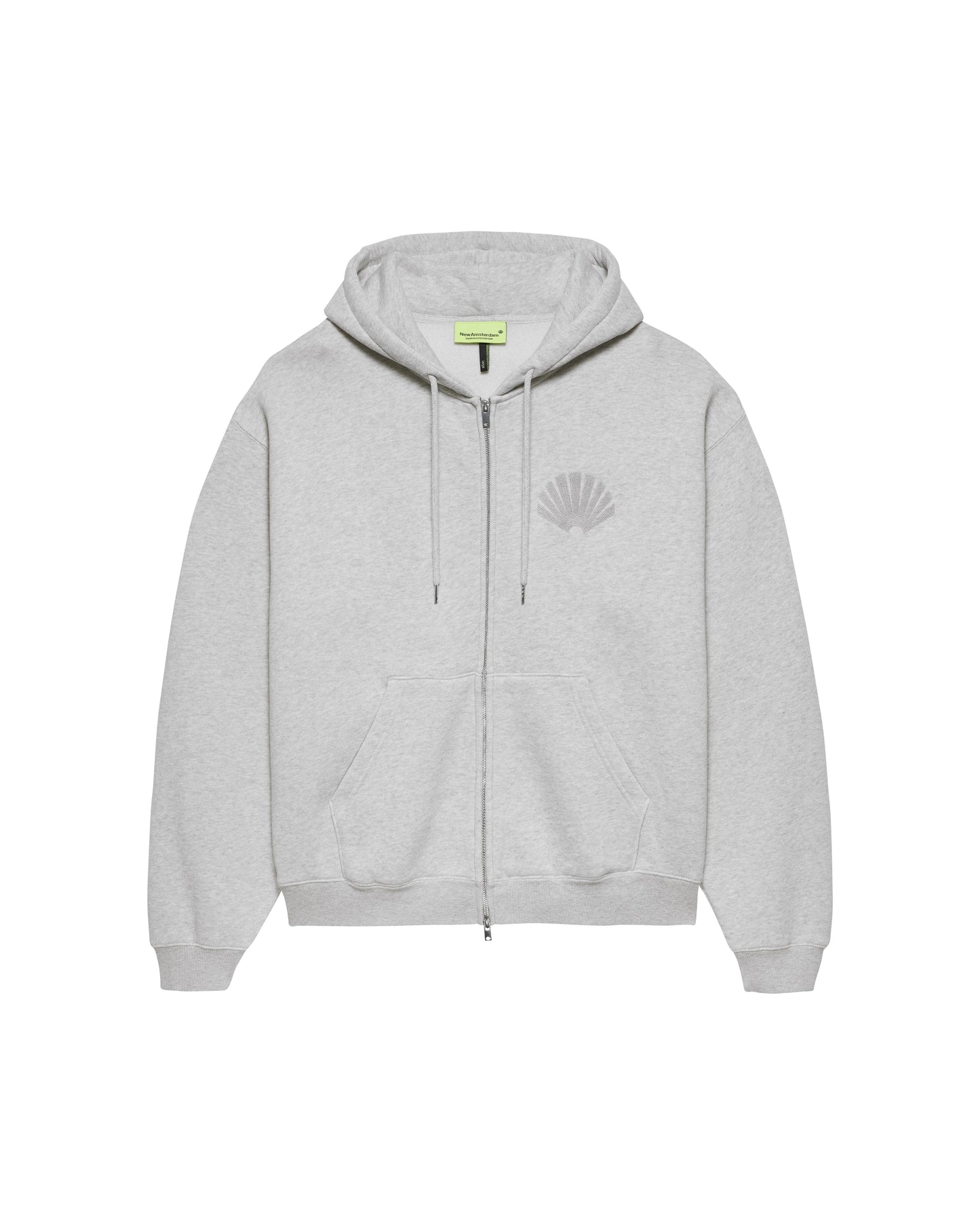 CHOP ZIP HOODIE | Grey Melange