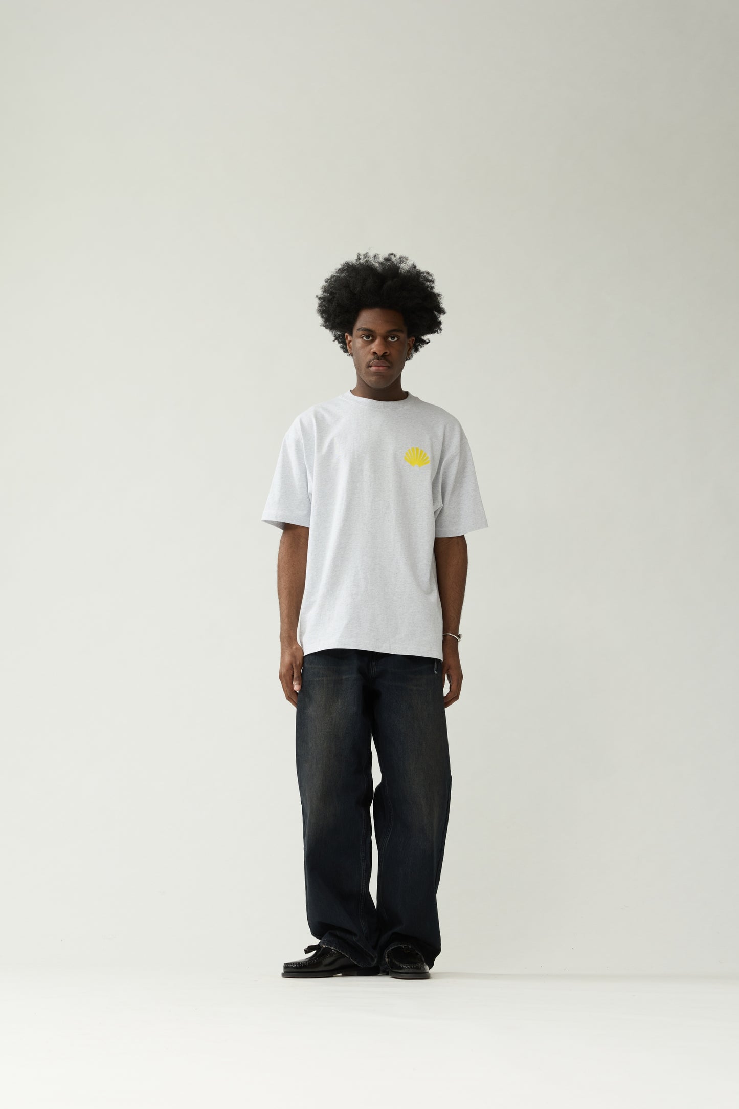 LOGO TEE | Grey Melange