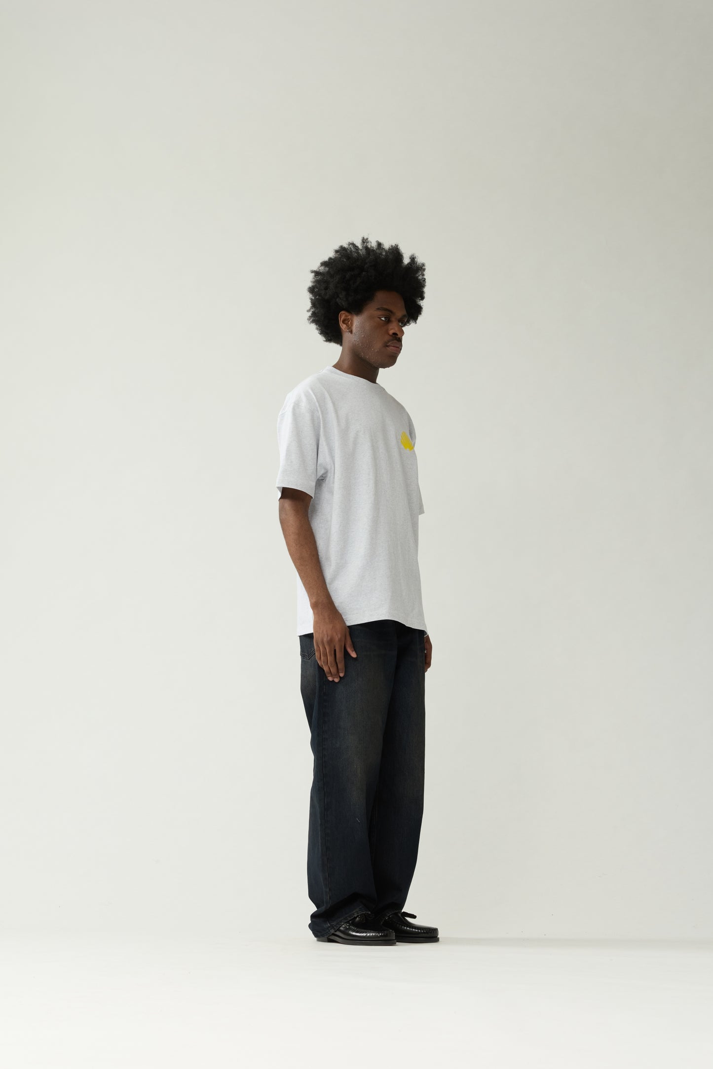 LOGO TEE | Grey Melange